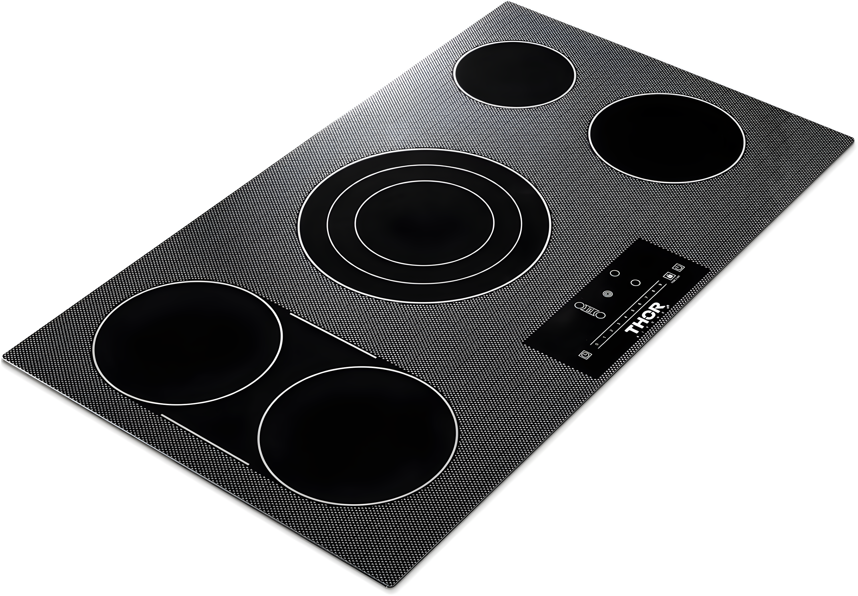 Thor Kitchen Tec36 36" Wide 5 Burner Electric Cooktop - Black