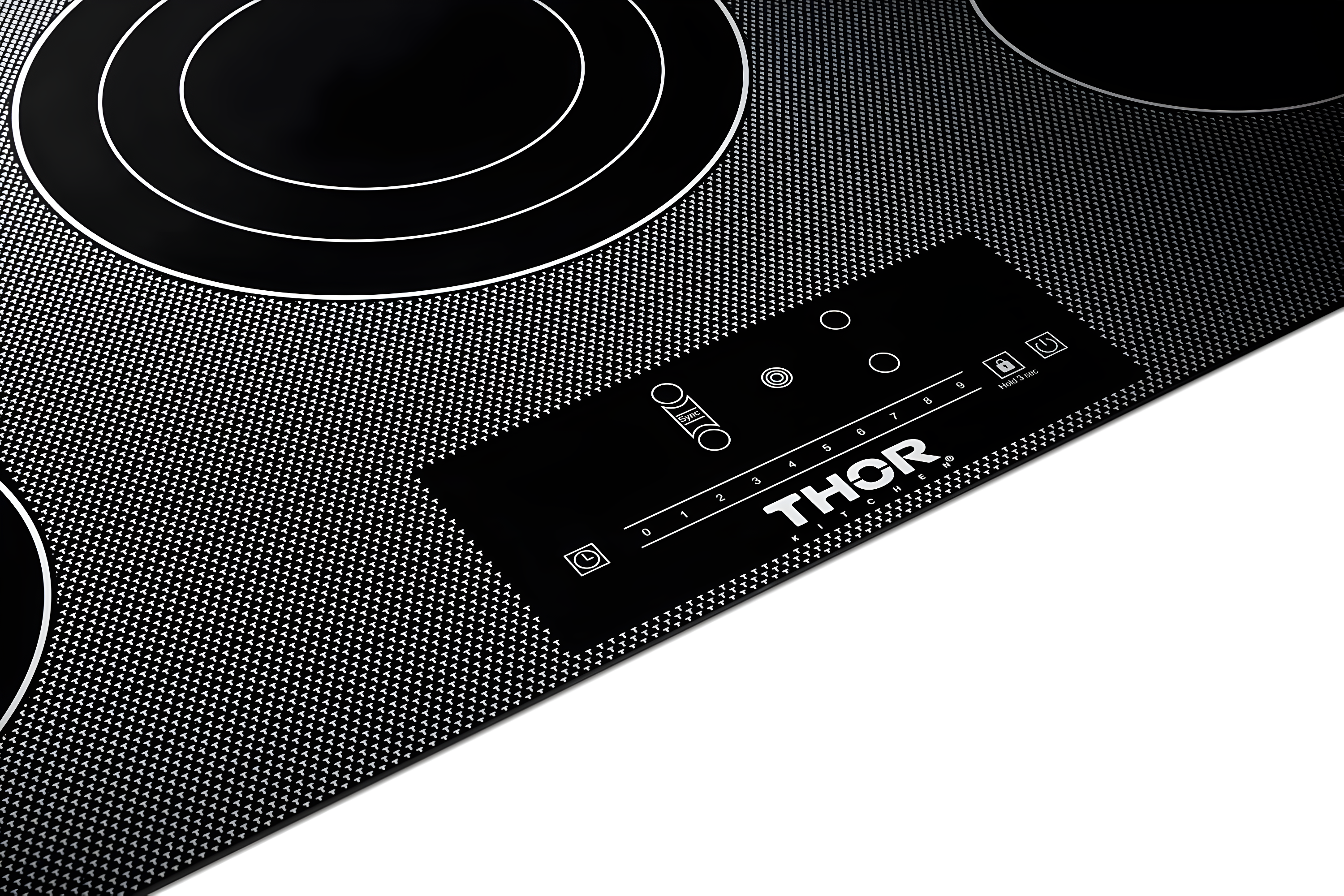 Thor Kitchen Tec36 36" Wide 5 Burner Electric Cooktop - Black