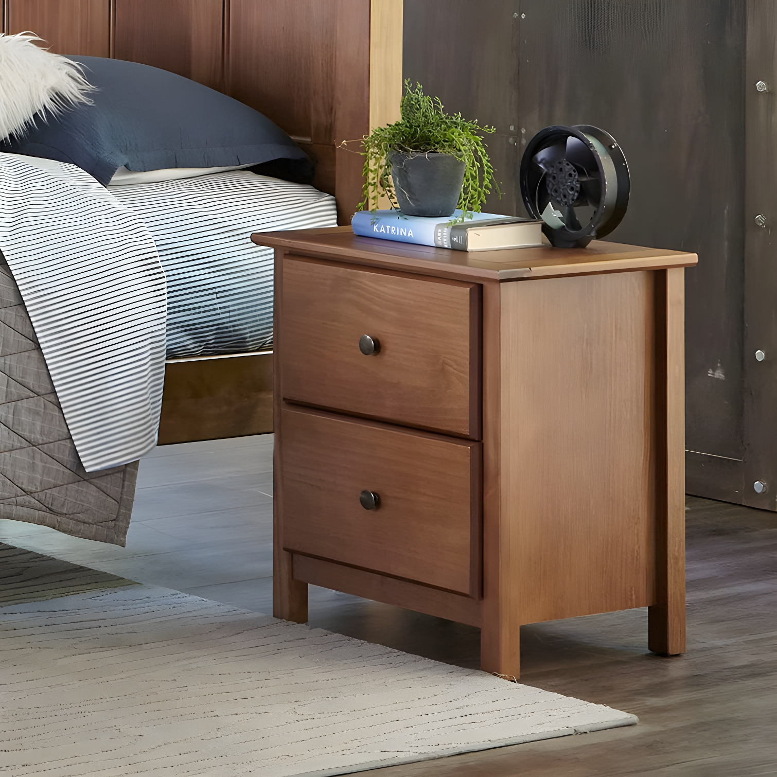 Shaker 20'' W Solid Wood Nightstand
