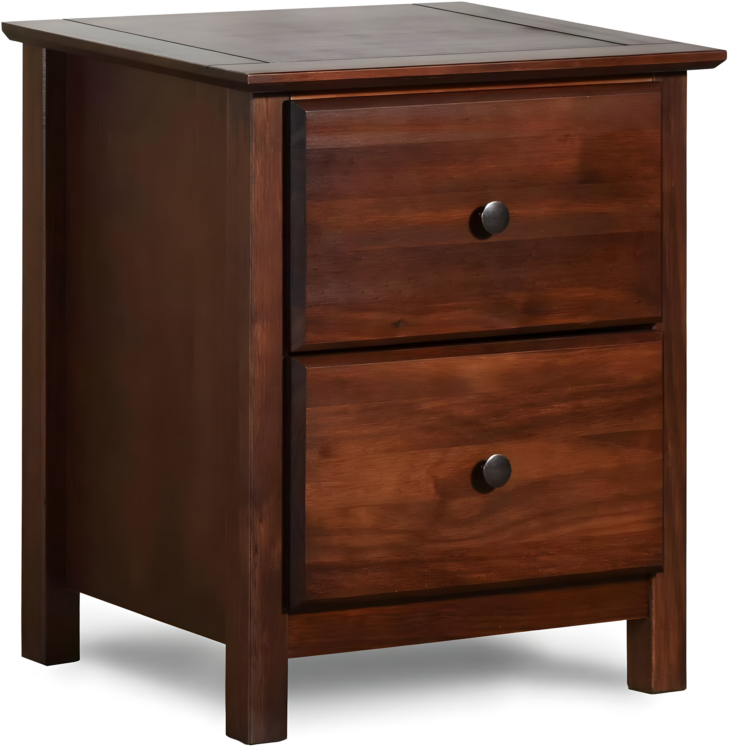 Shaker 2 - Drawer Solid Wood Nightstand