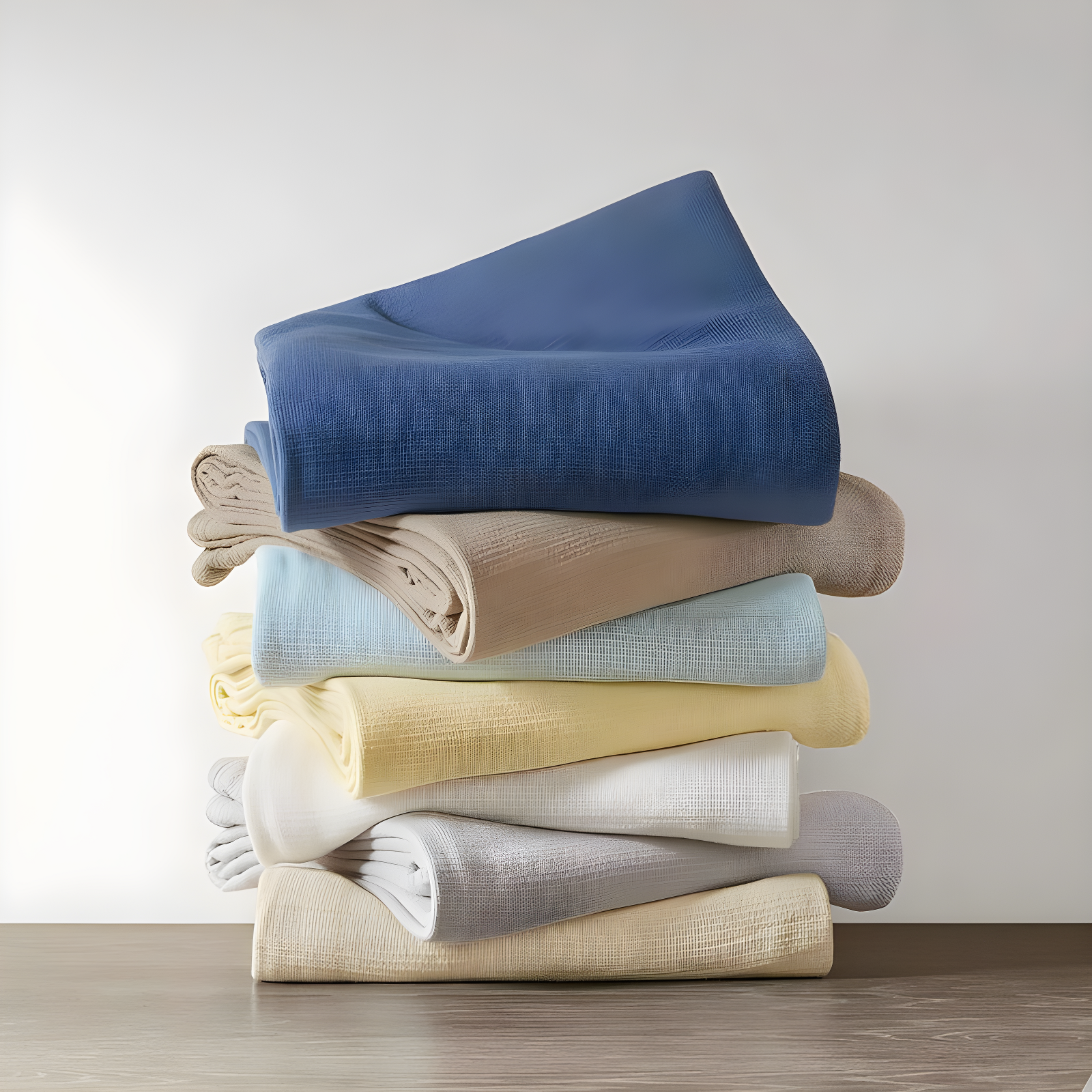 Madison Park Freshspun Basketweave Cotton Blanket