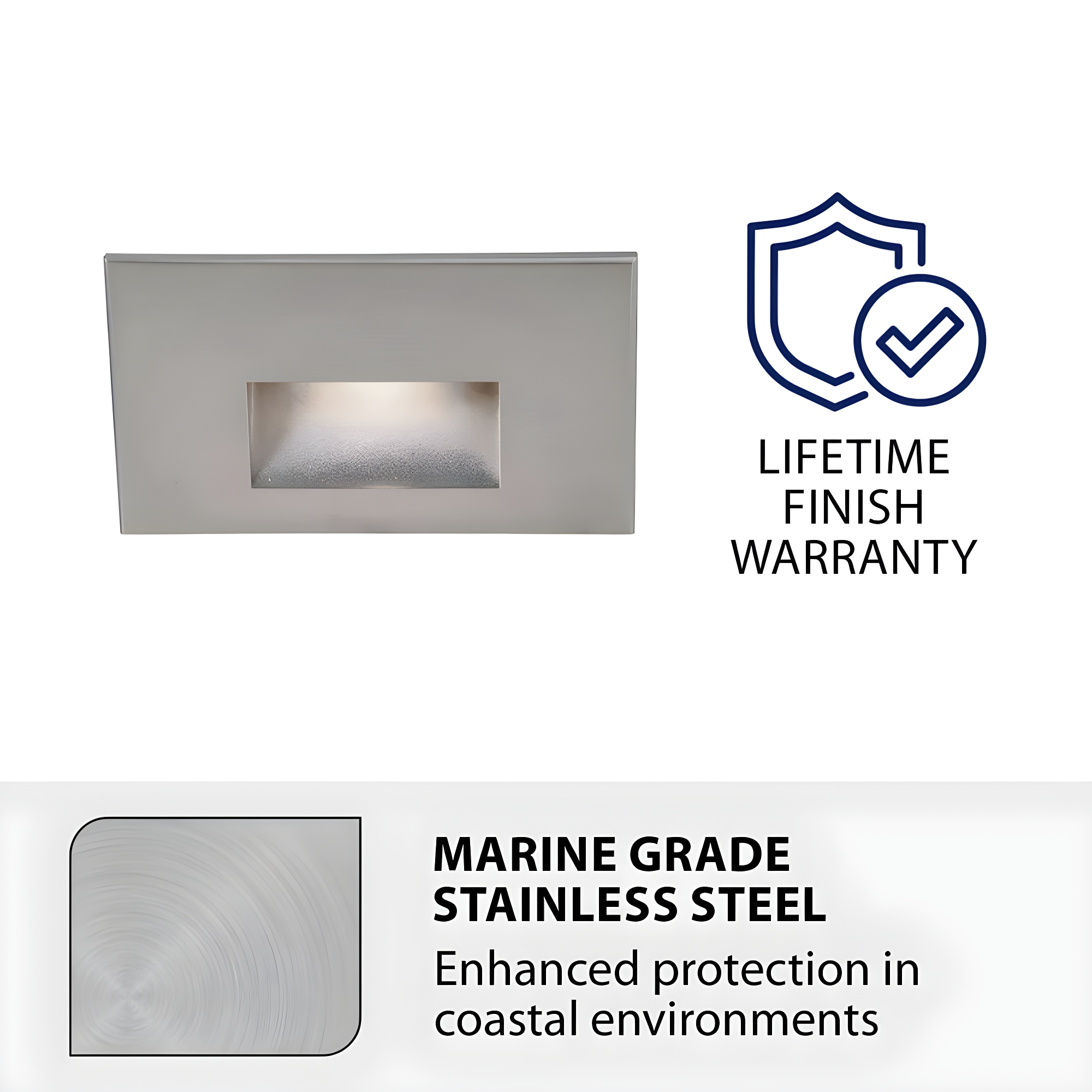 LEDme 120V Integrated LED Horizontal Step and Wall Light
