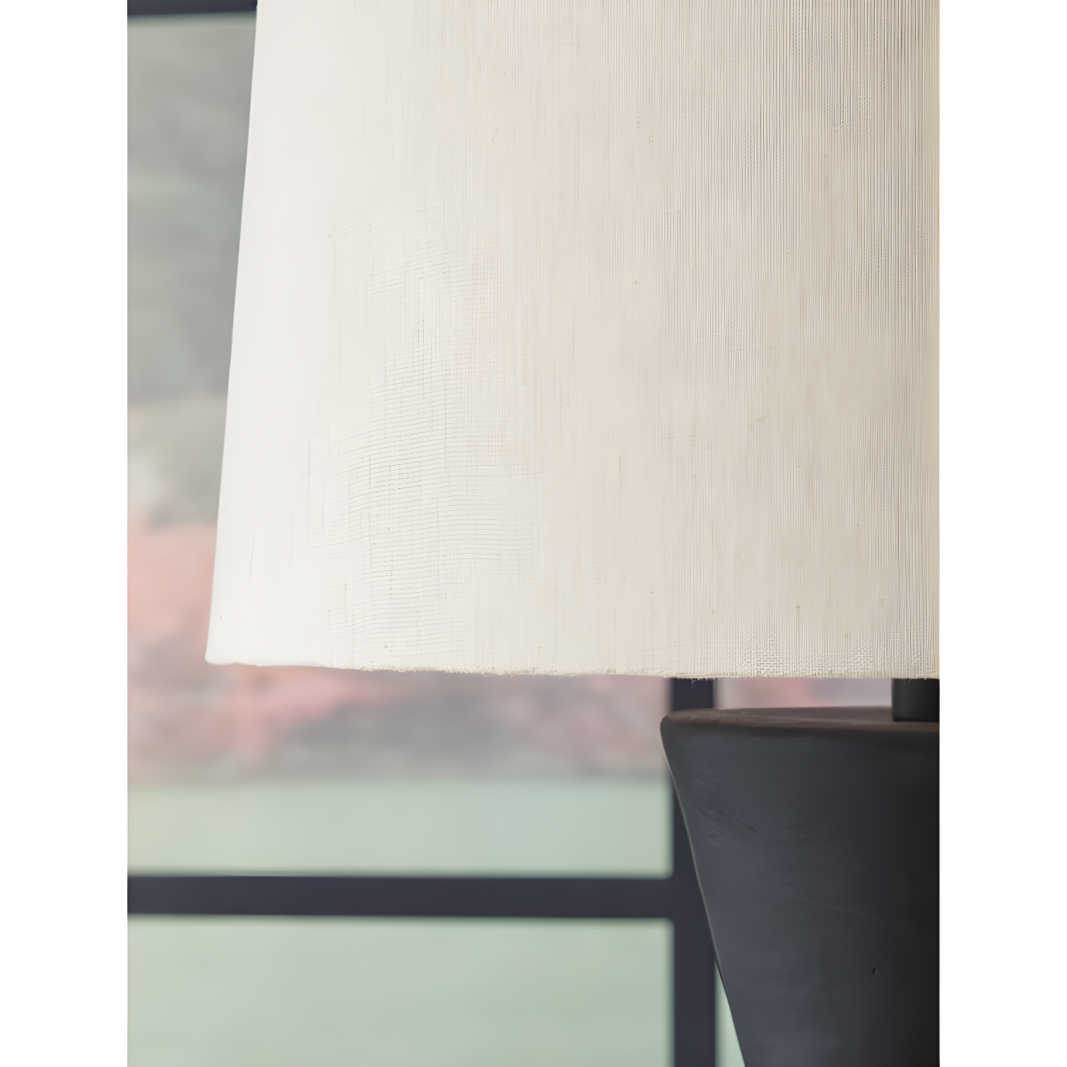 Benjara Solid Wood Table Lamp (Set of 2)