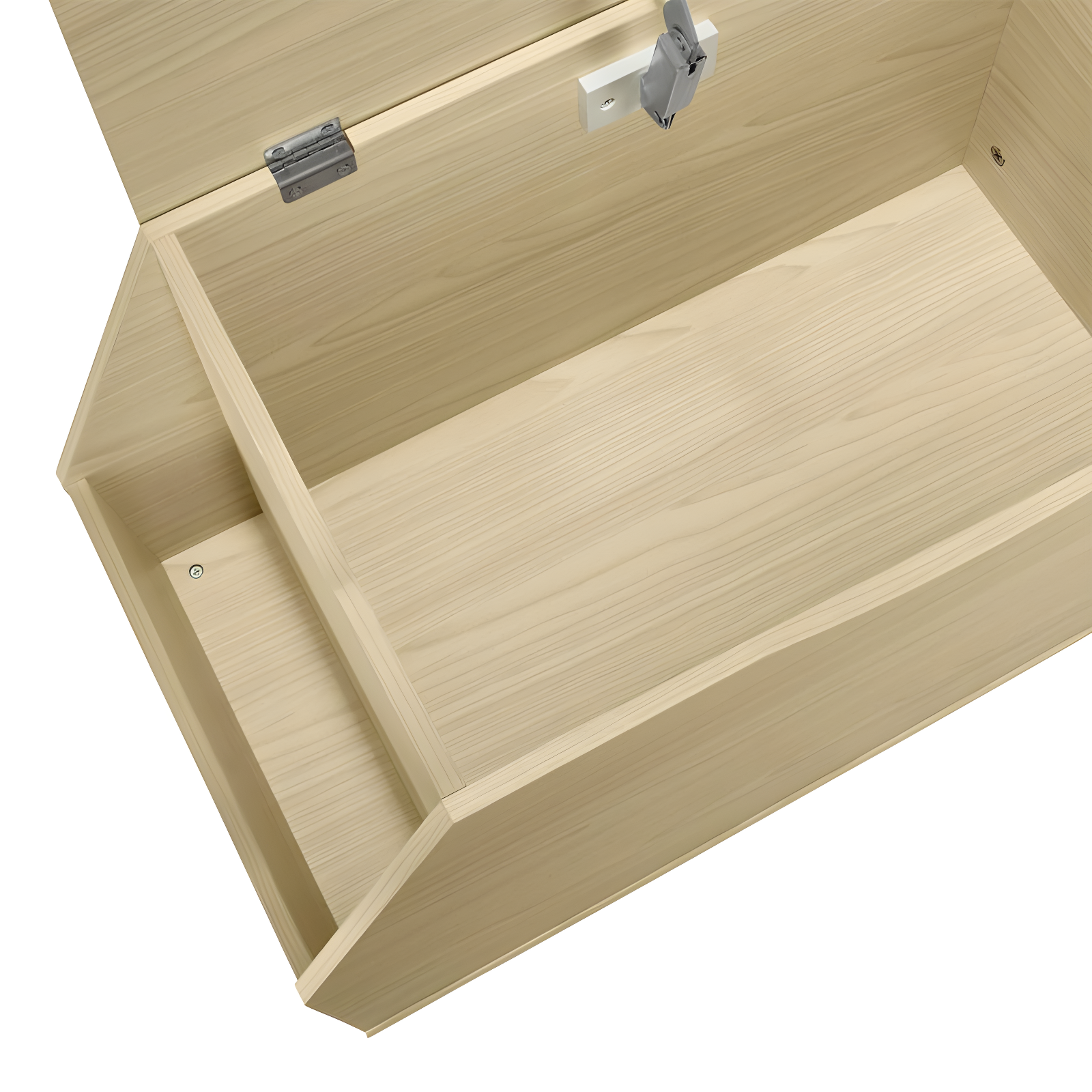 RiverRidge Home RiverRidge Kids Playroom Catch-All Game and Toy Storage Organizer Box with Side Bookshelves