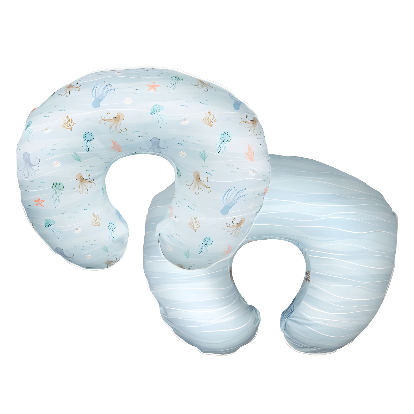 Boppy Nursing Pillow Cover Premium, Blue Ocean