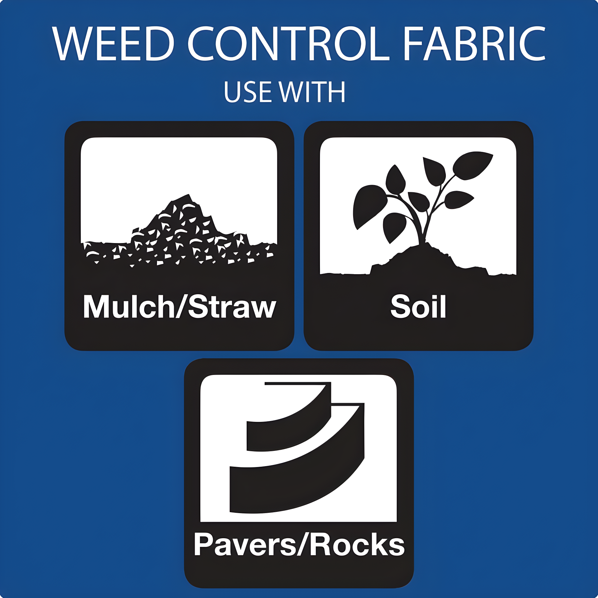 DeWitt Sunbelt Woven Weed Barrier Landscape Fabric Ground Cover (Set of 2)