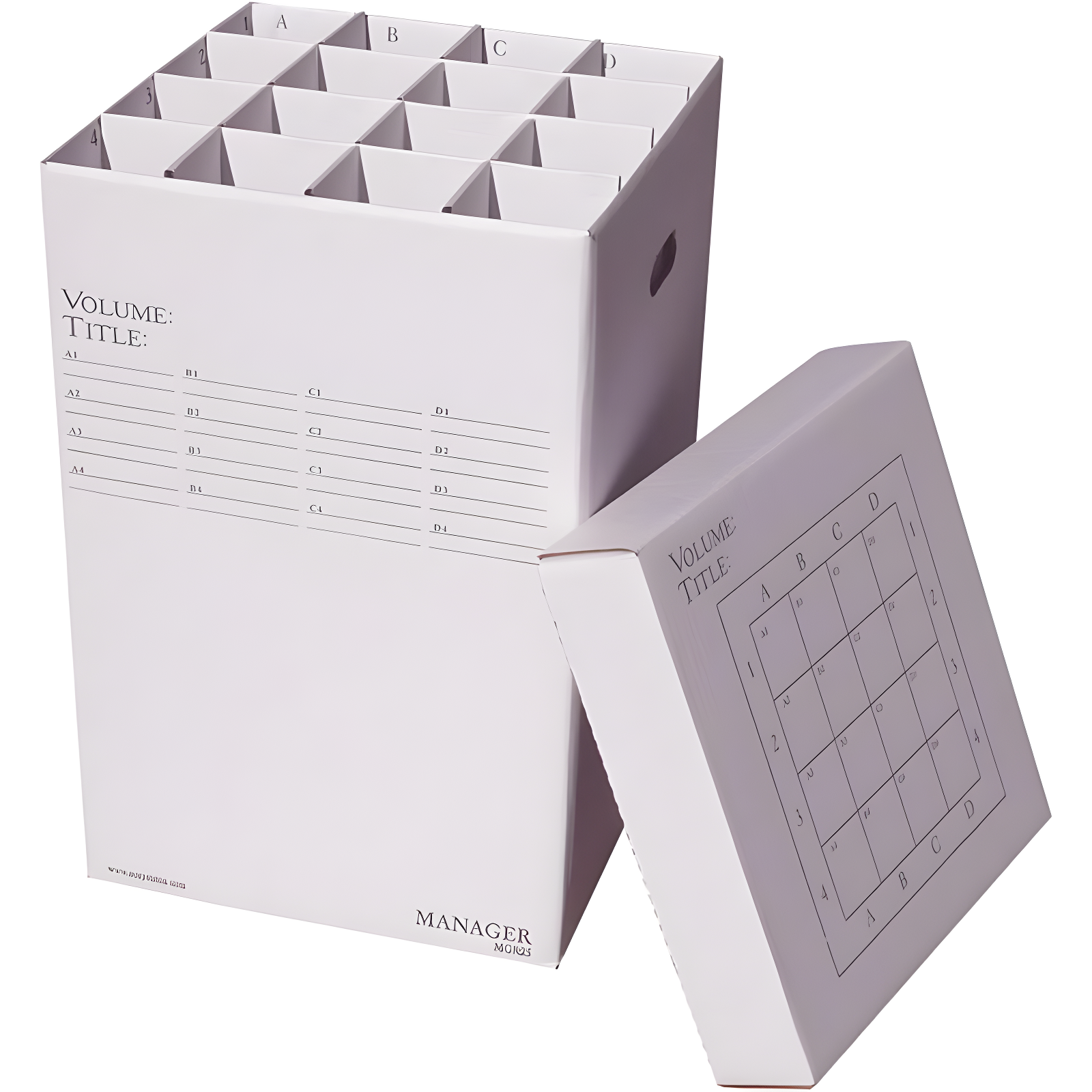 Advanced Organizing Systems Cardboard Rolled Files Box