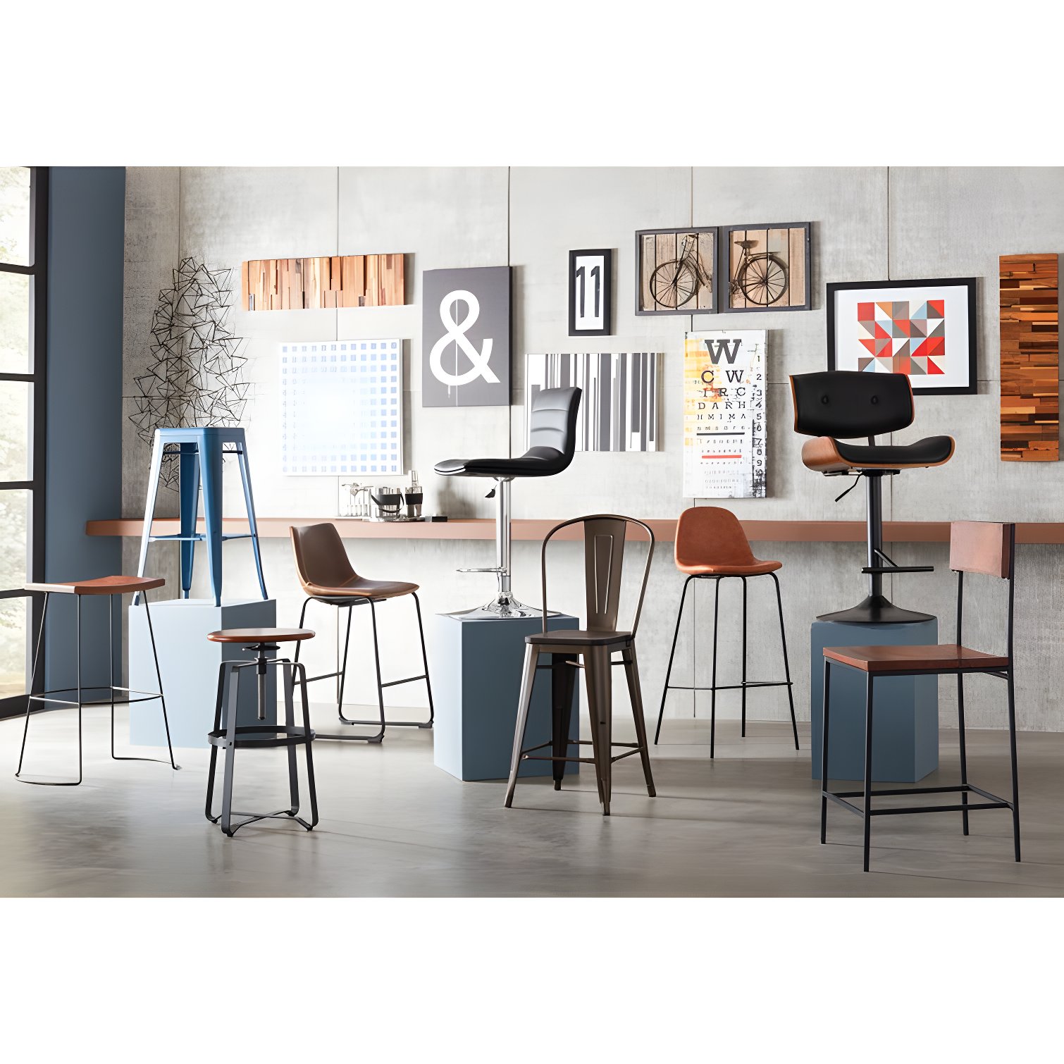 Kody Upholstered Bar & Counter Stool
