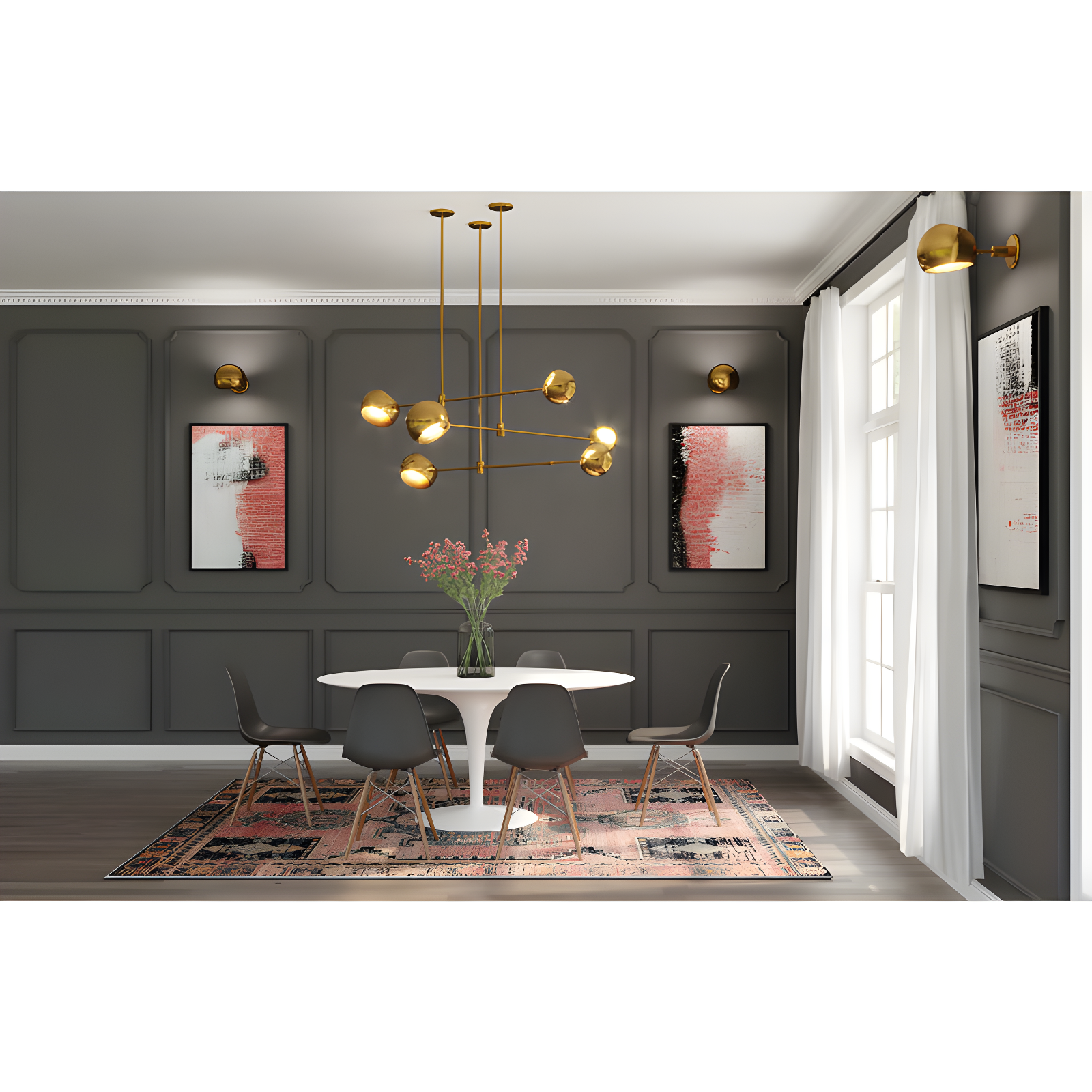 18" 3D Wall Panel in White