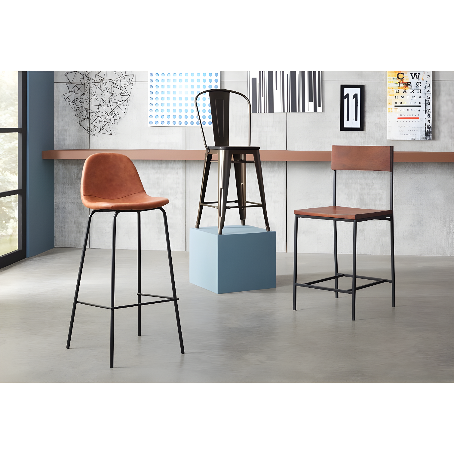 Kody Upholstered Bar & Counter Stool