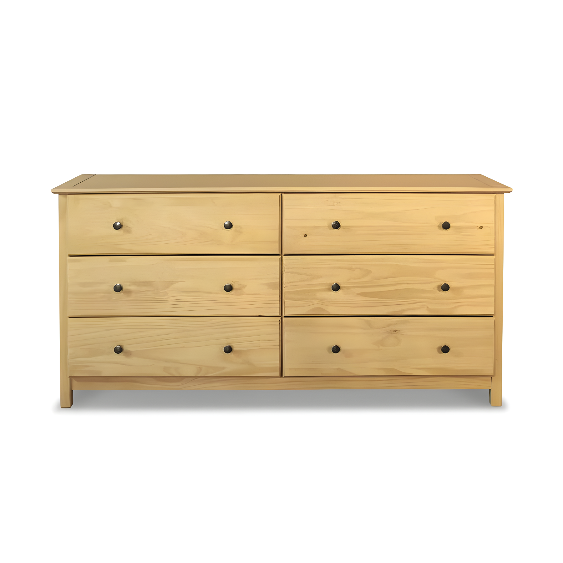 Shaker Solid Wood 63.75'' W 6 - Drawer Dresser