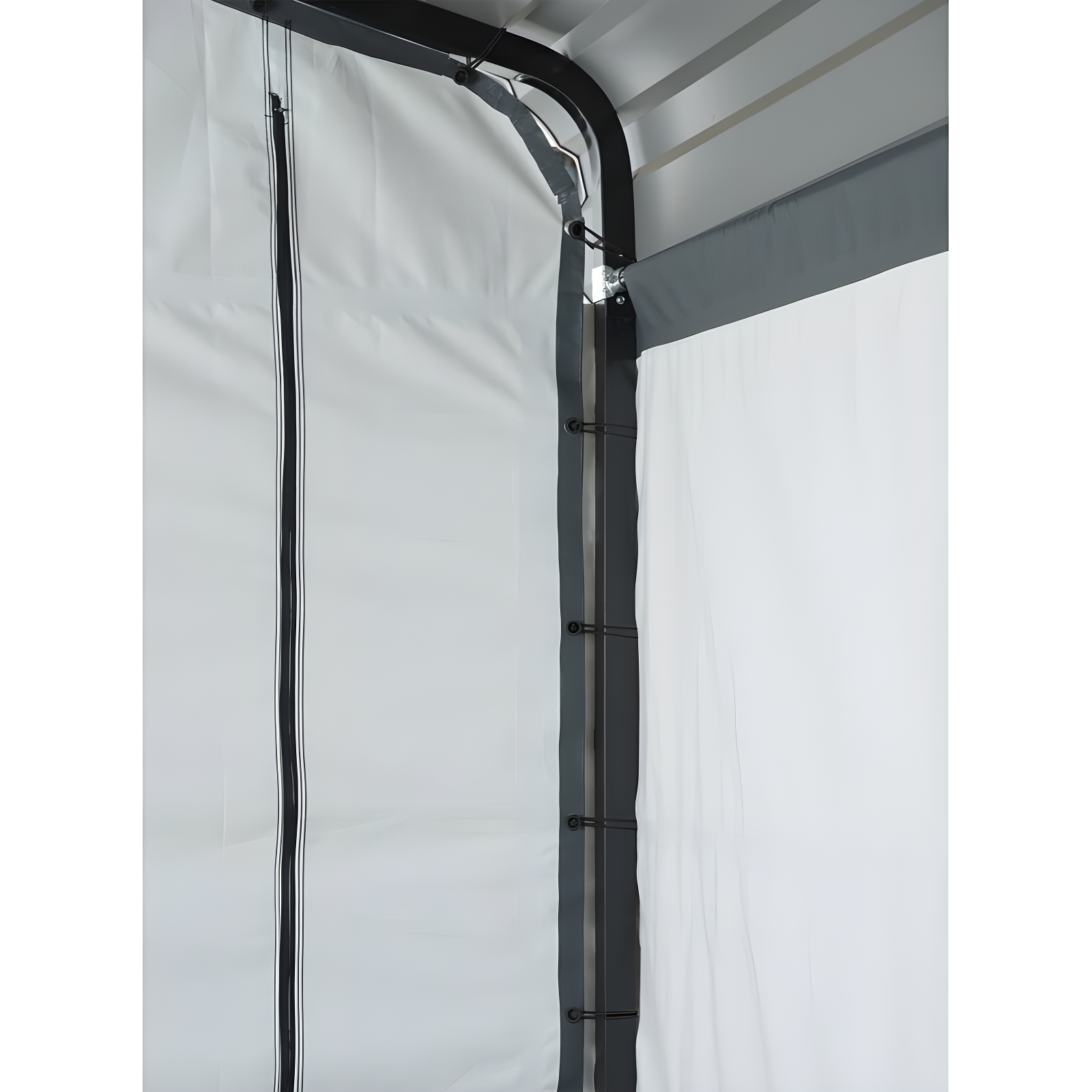Arrow Enclosure Kit for Arrow Carport 10ft x 15ft Gray