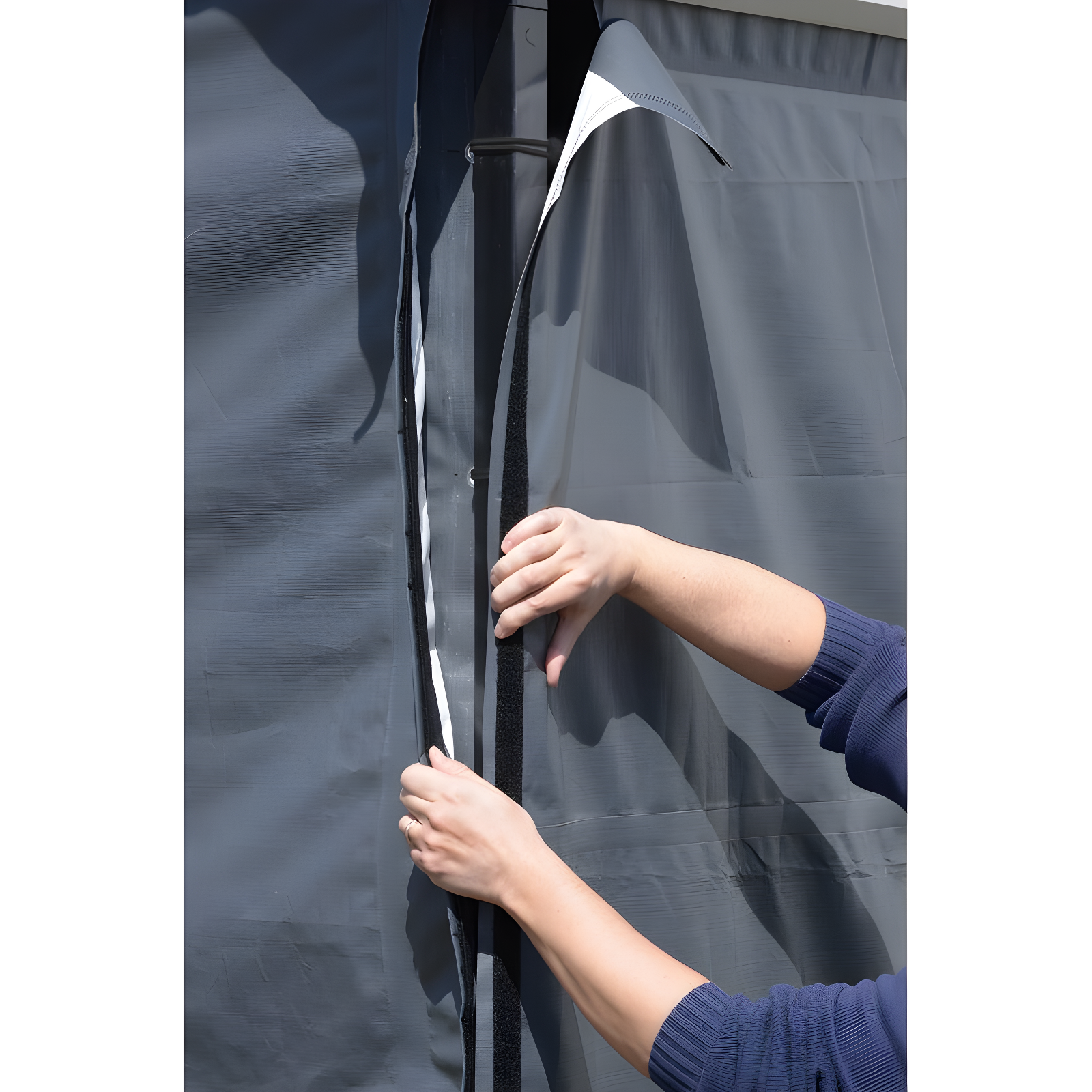 Arrow Enclosure Kit for Arrow Carport 10ft x 15ft Gray