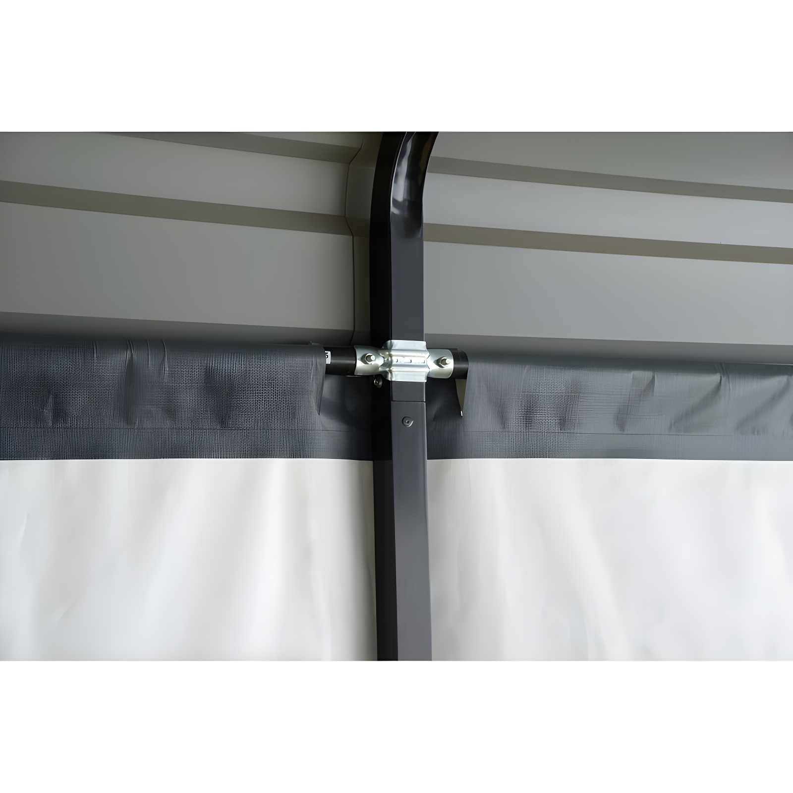 Arrow Enclosure Kit for Arrow Carport 10ft x 15ft Gray