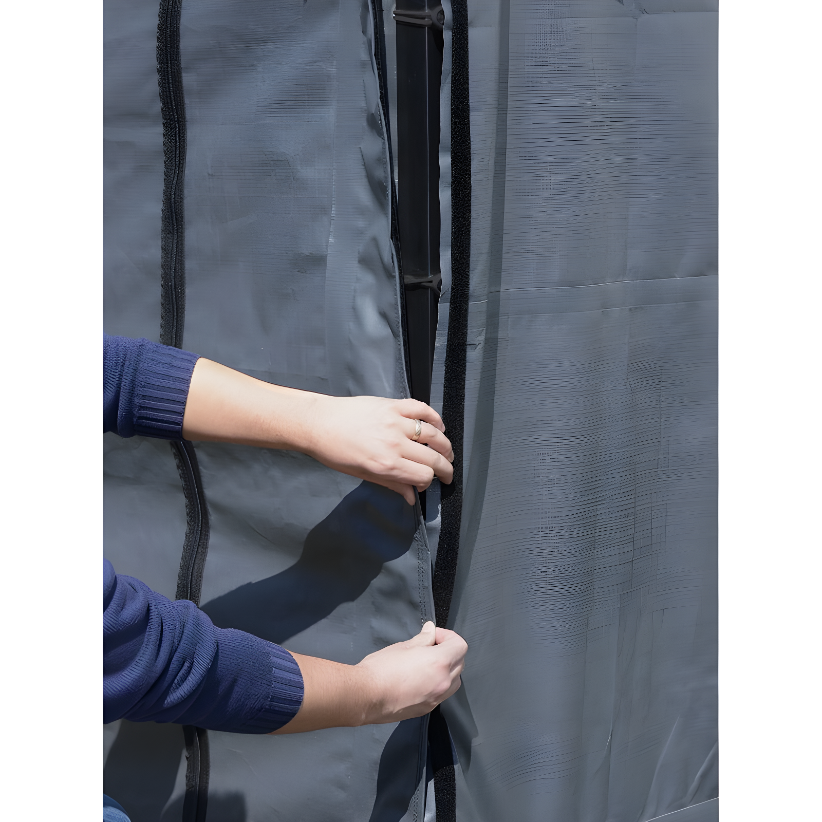 Arrow Enclosure Kit for Arrow Carport 10ft x 15ft Gray