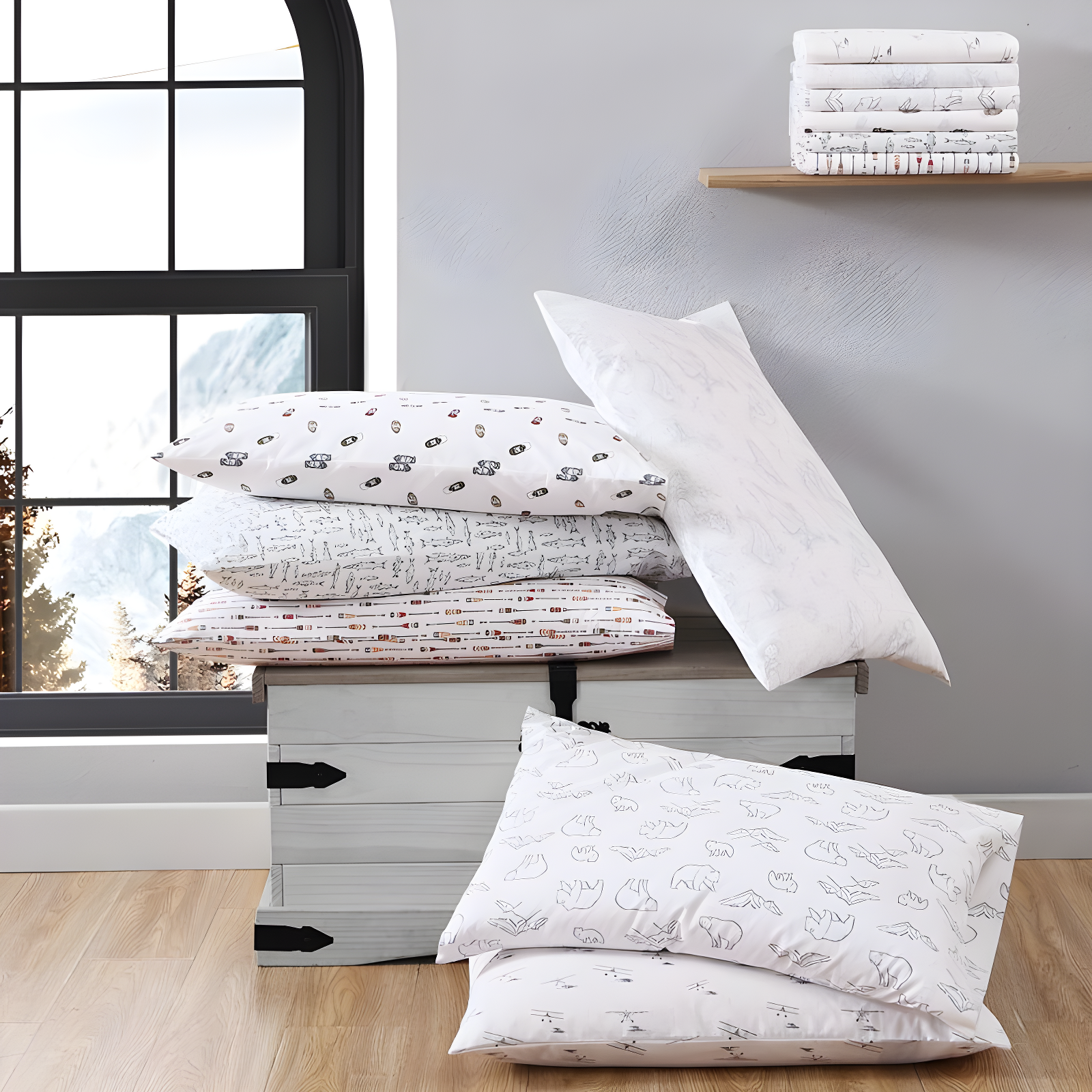 Eddie Bauer Eddie Bauer Printed Cotton Percale Sheet Sets
