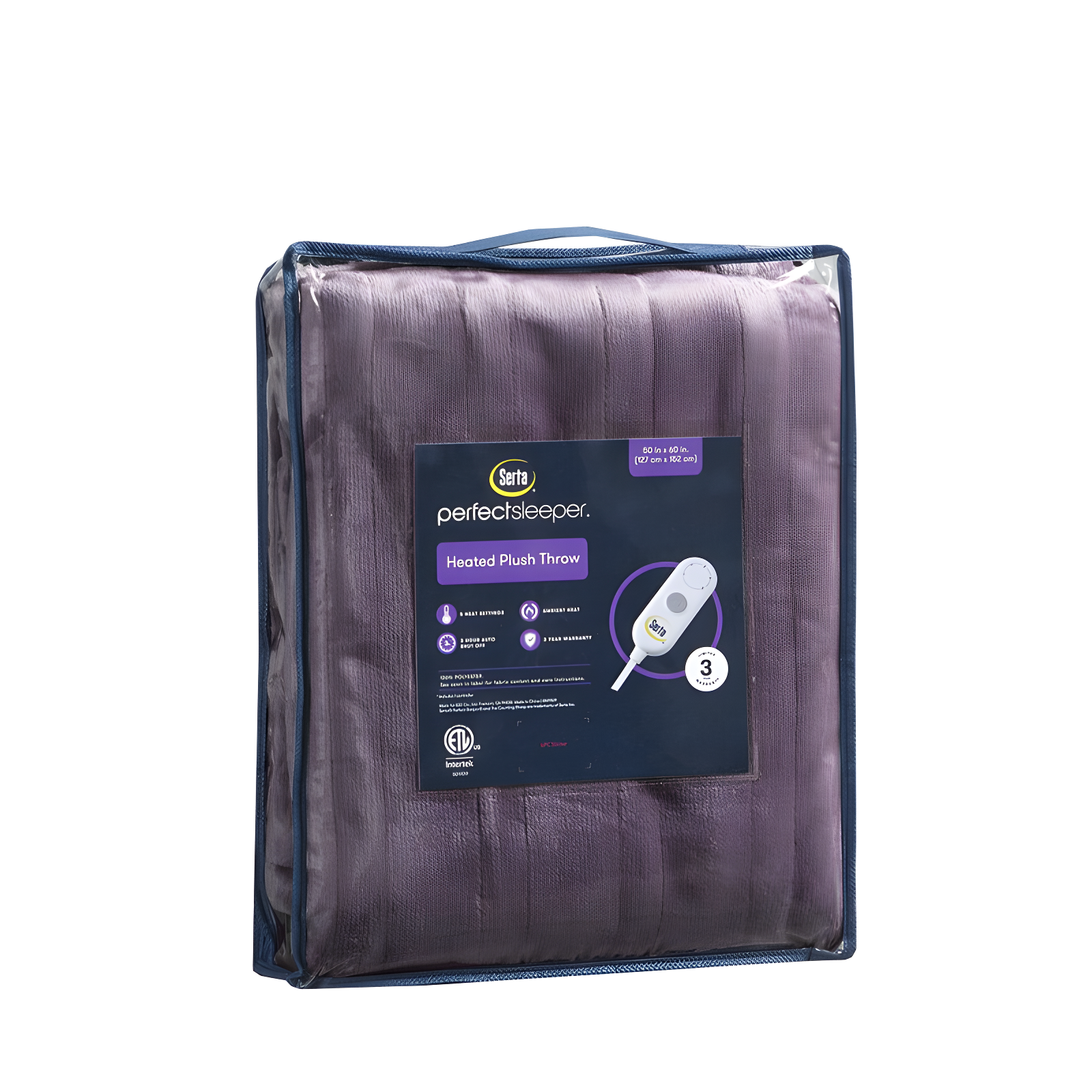 Serta Serta Plush Heated Throw