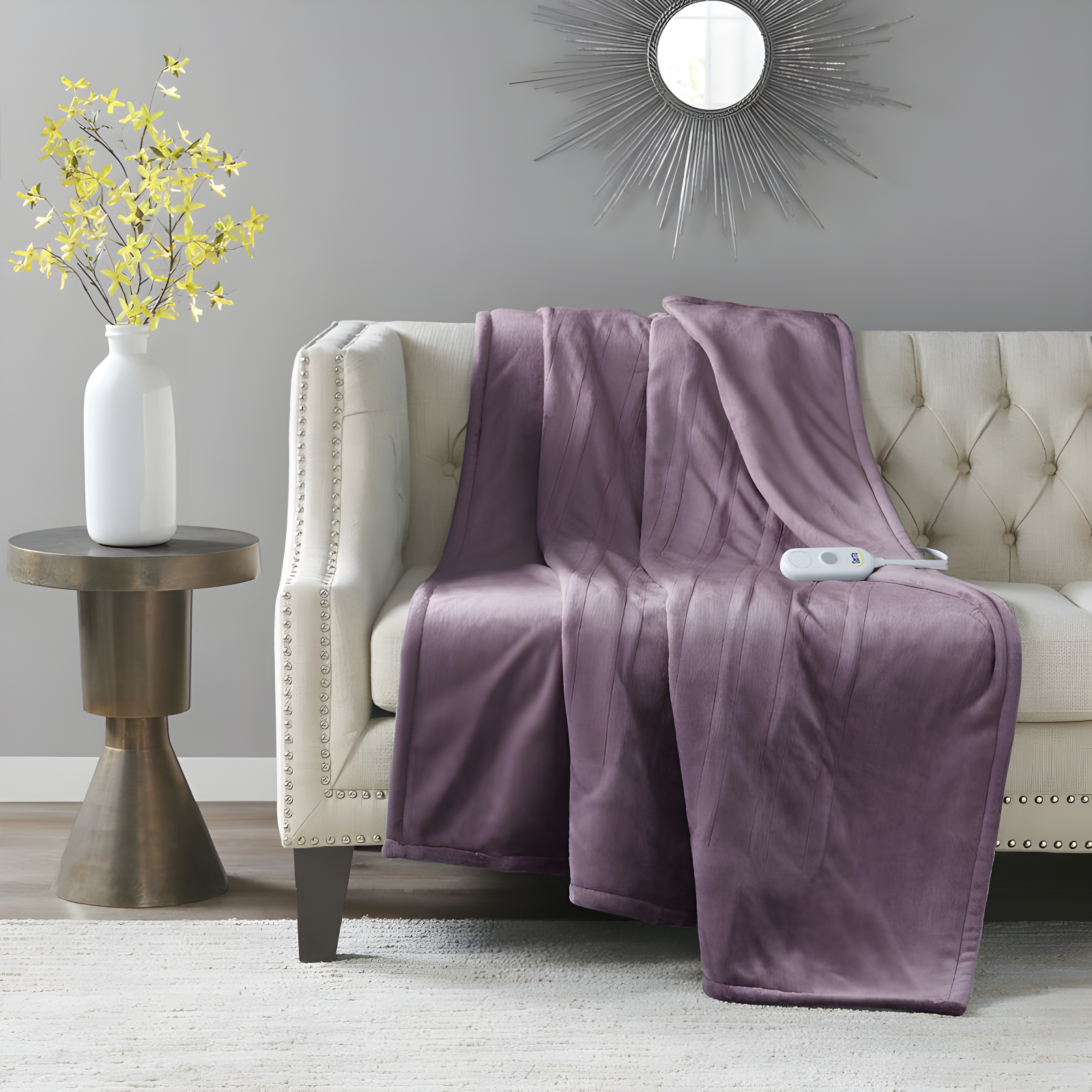 Serta Serta Plush Heated Throw