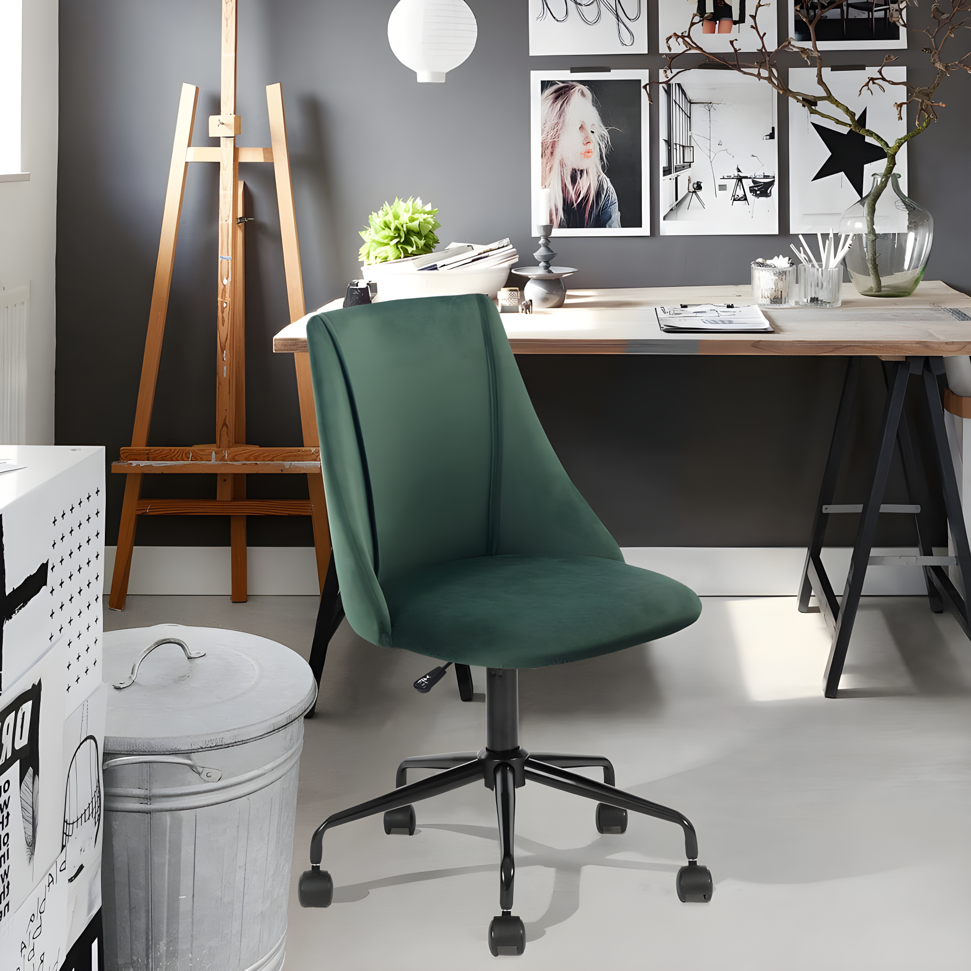 Rochelle Velvet Task Chair