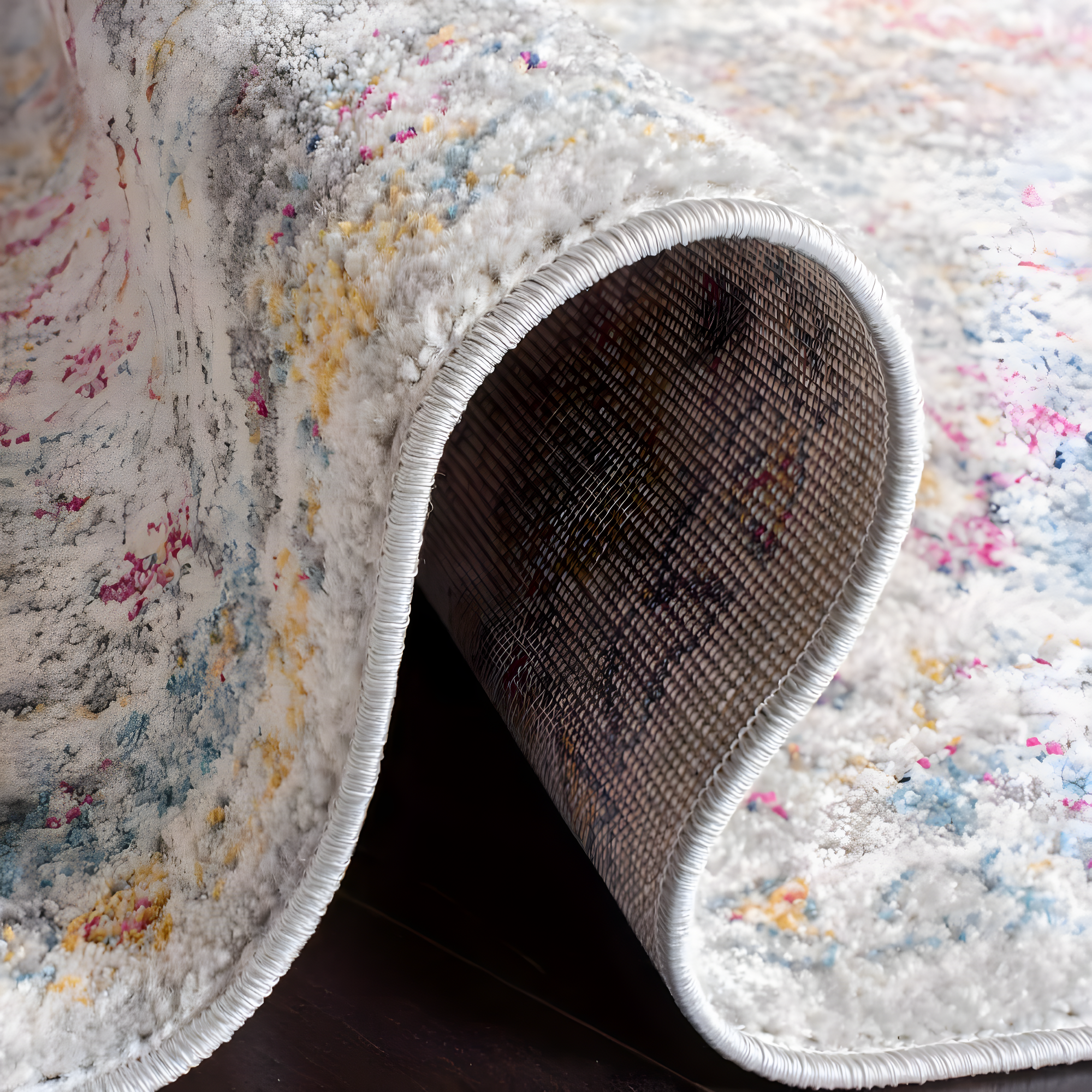 Madison MAD611 Power Loomed Indoor Accent Rug - Grey/Gold - 3'x5' - Safavieh