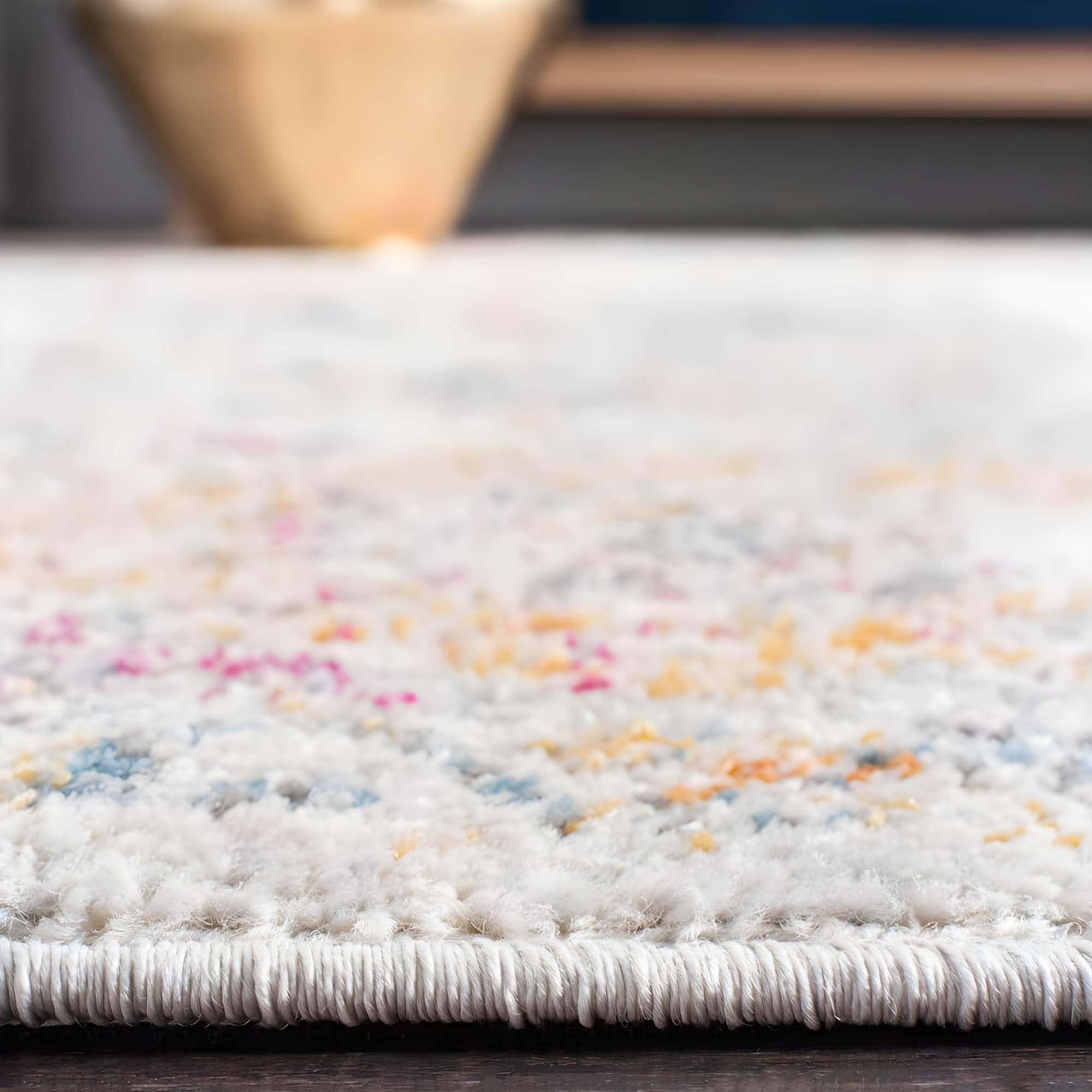 Madison MAD611 Power Loomed Indoor Accent Rug - Grey/Gold - 3'x5' - Safavieh