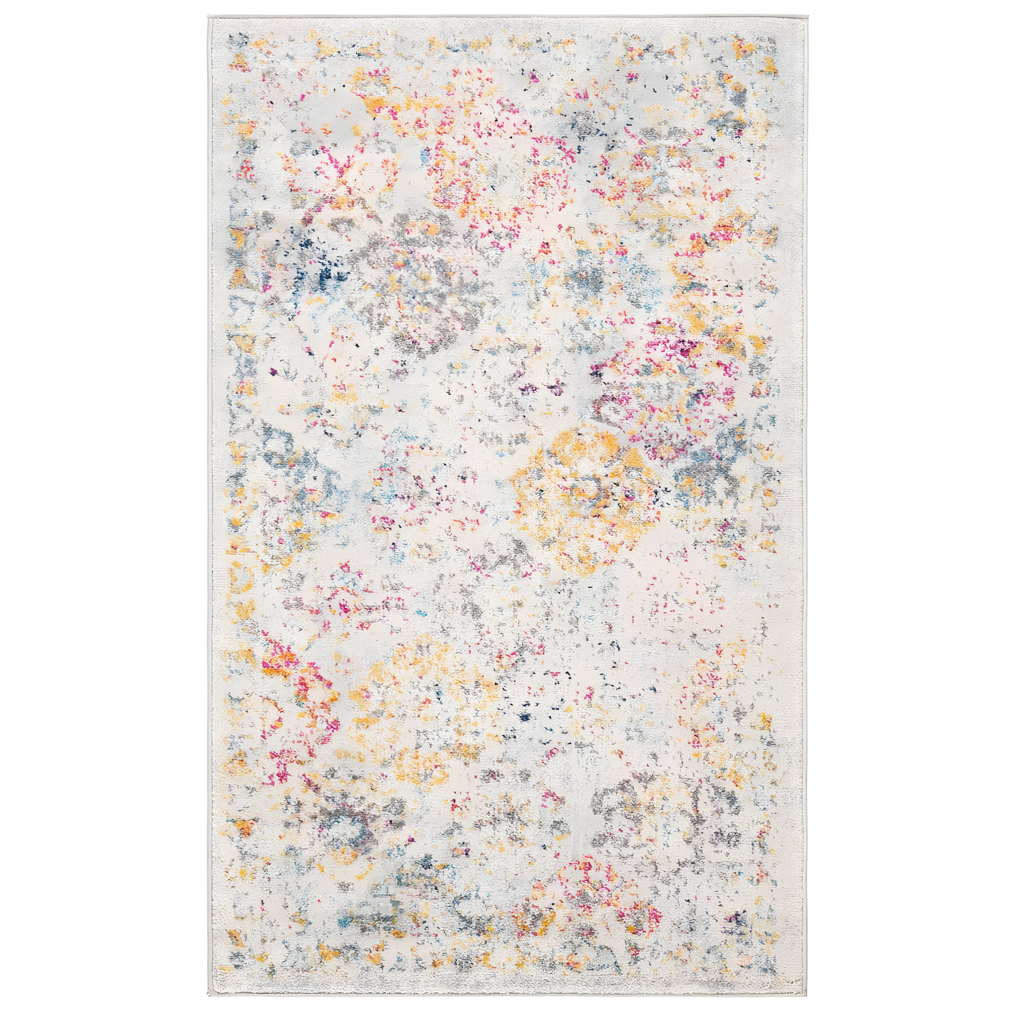 Madison MAD611 Power Loomed Indoor Accent Rug - Grey/Gold - 3'x5' - Safavieh