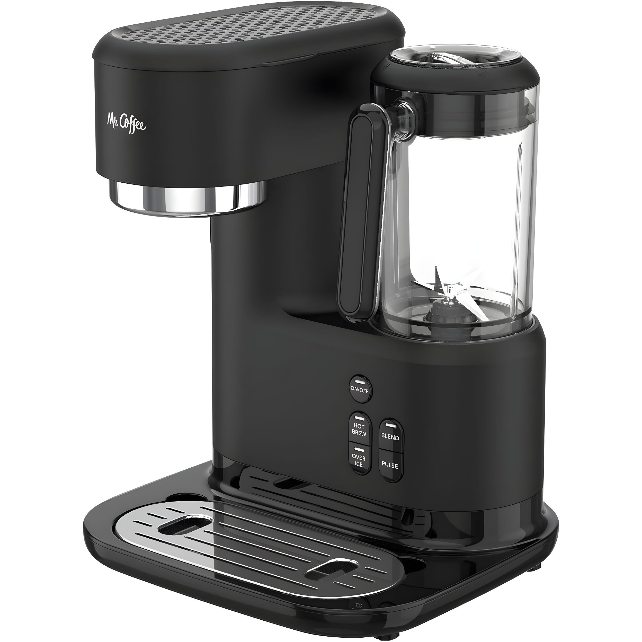 Mr. Coffee 2149282 Mr. Coffee Single-Serve Iced And Hot Coffee Maker And Blender With 2 Tumblers