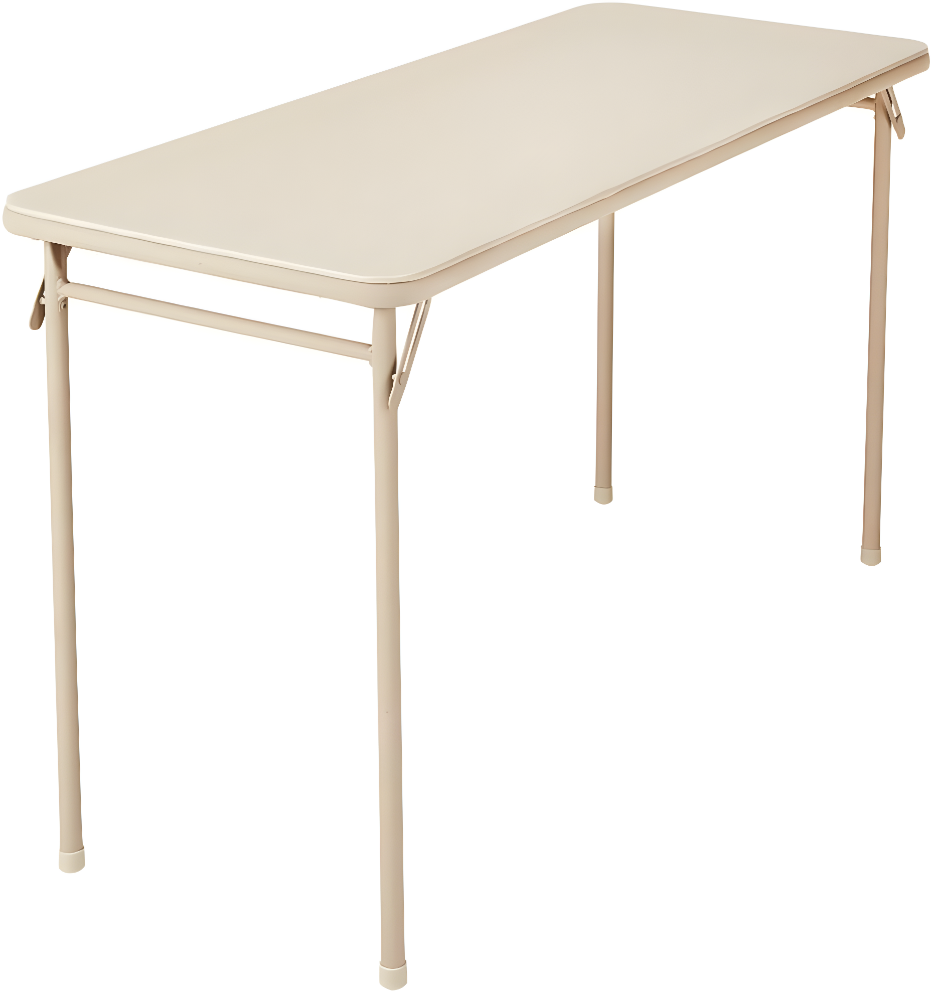 COSCO 20" x 48" Vinyl Top Serving Folding Table