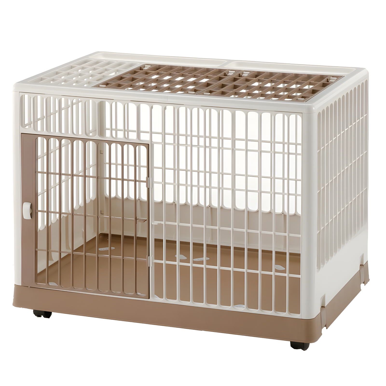 Richell Plastic Pet Crate with 2 Doors