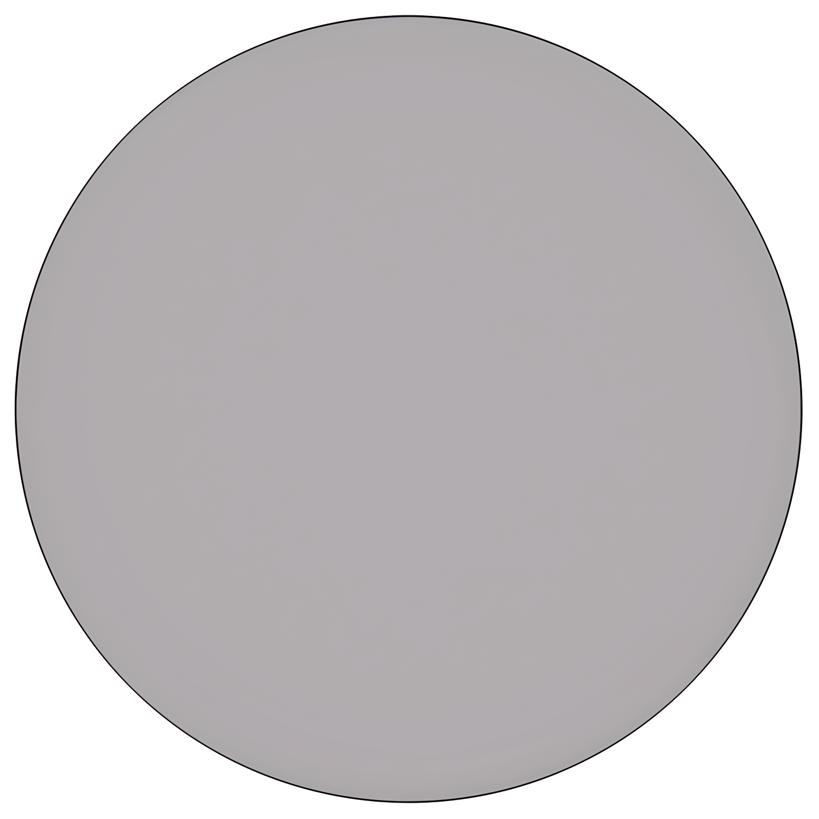 Flash Furniture 42'' Round Grey Thermal Laminate Activity Table - Standard Height Adjustable Legs