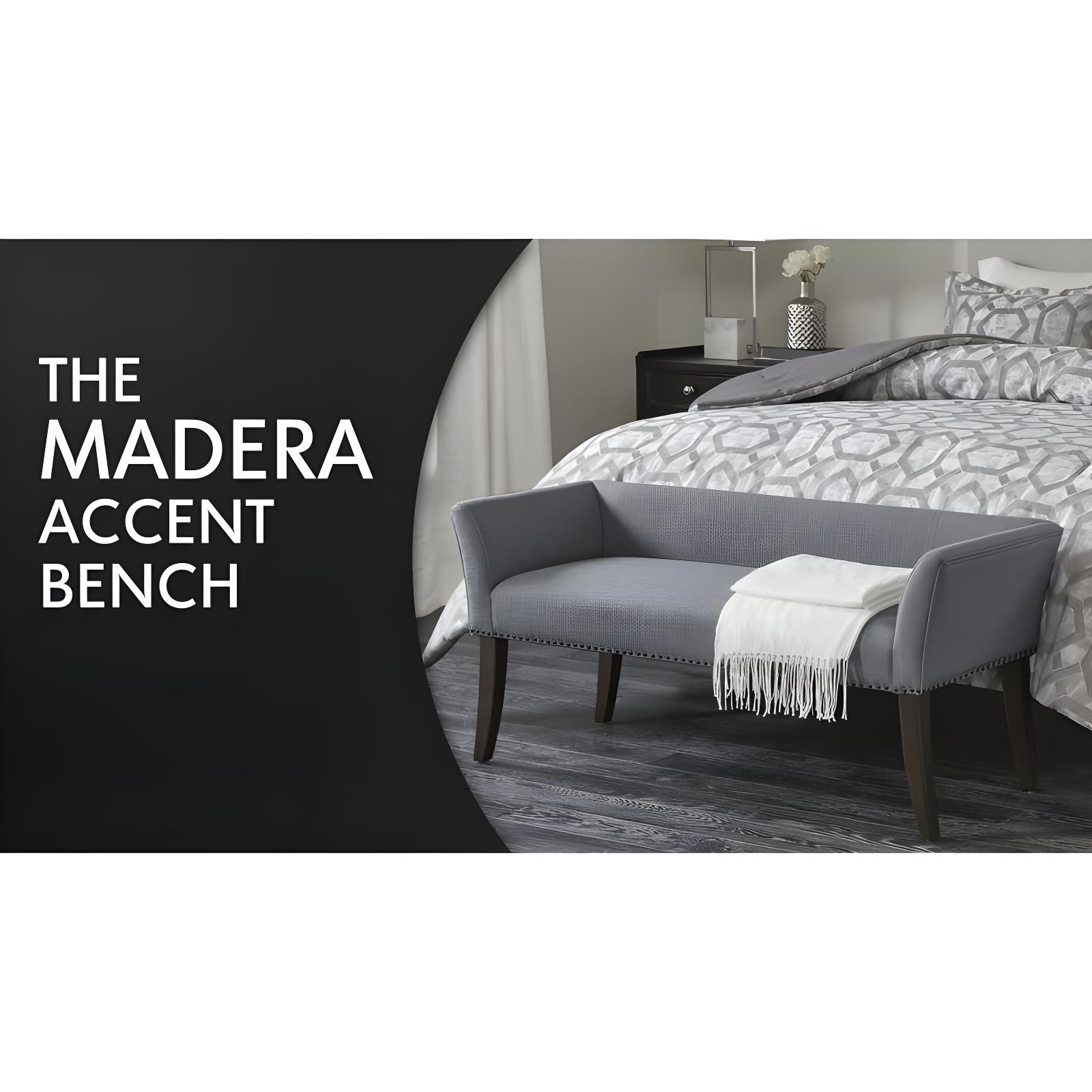 GZMWON 1 Polyester Upholstered Bench Bedroom Bench Modern Bench Accent Bench