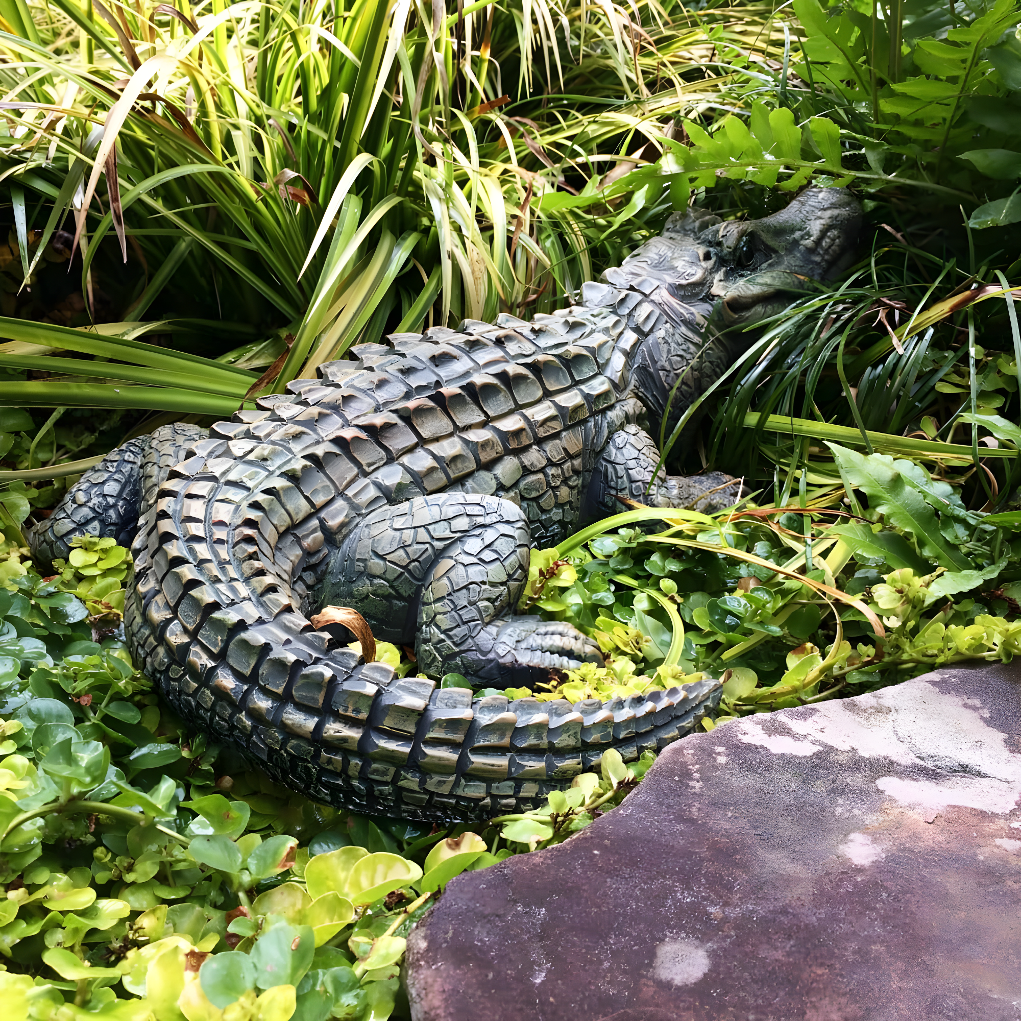 HomeStyles Life's A Beach Alligator Garden Statue
