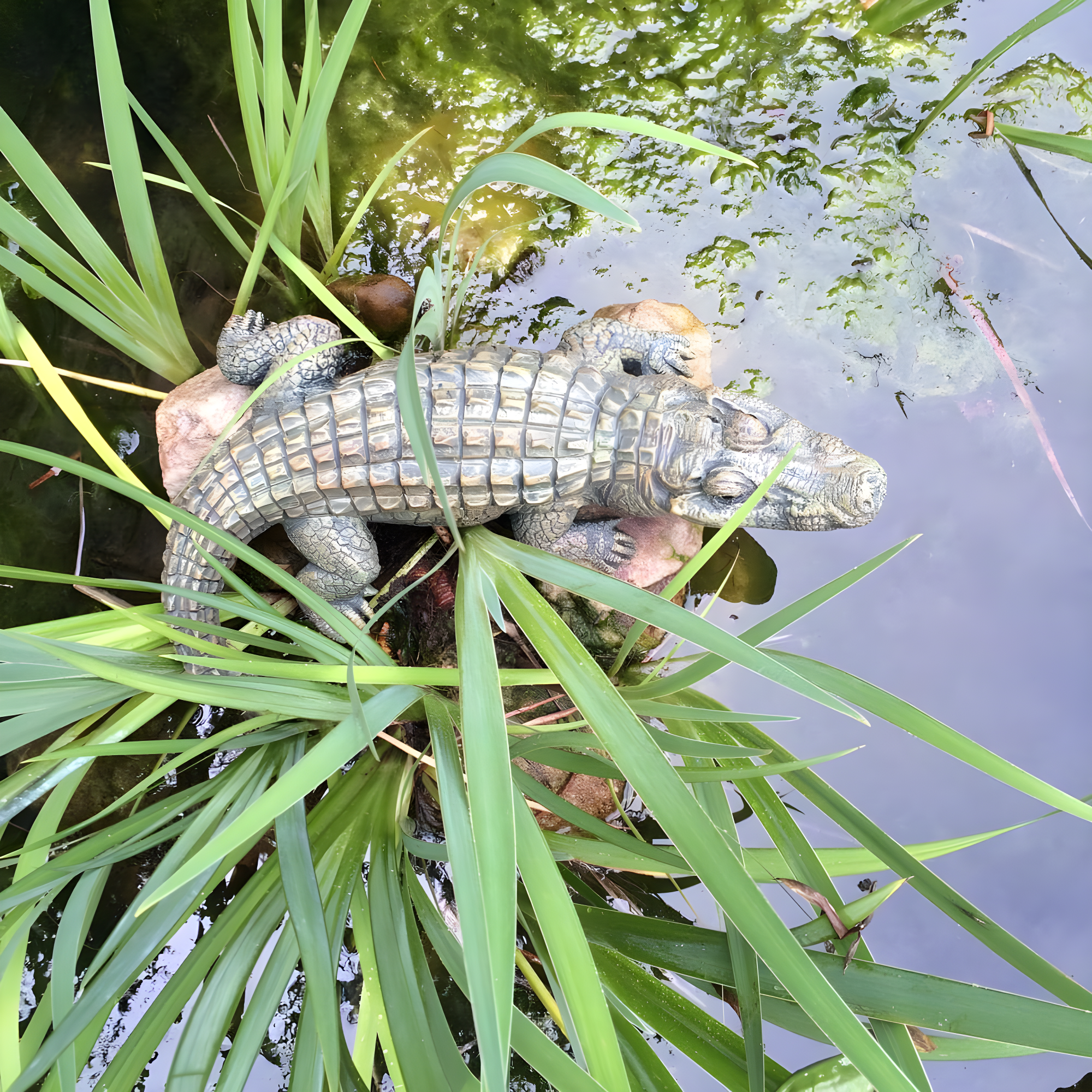 HomeStyles Life's A Beach Alligator Garden Statue