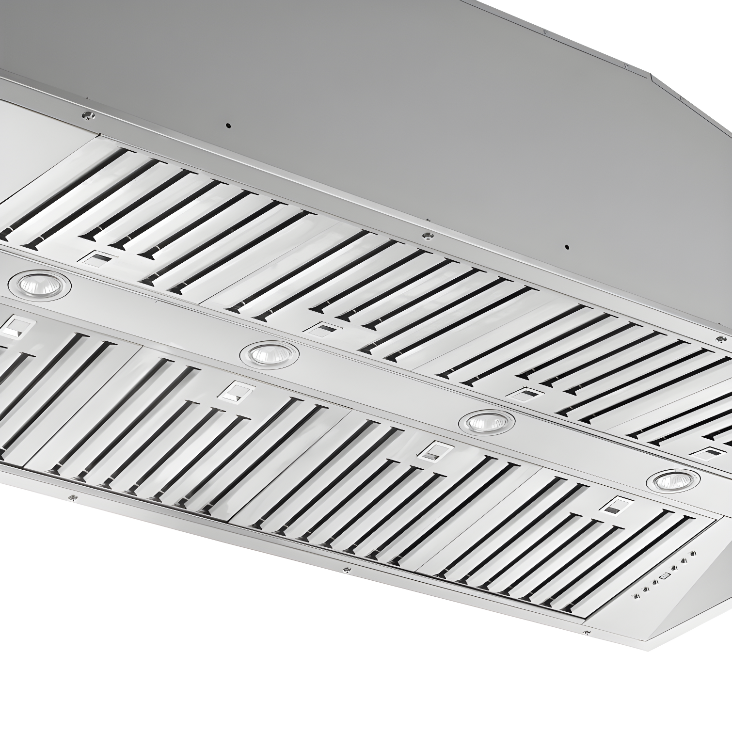 Forno Altilia 60-inch Insert Range Hood, 1200 CFM Double Motor, 4 Speed Control, All Stainless Steel FRHRE5337-60