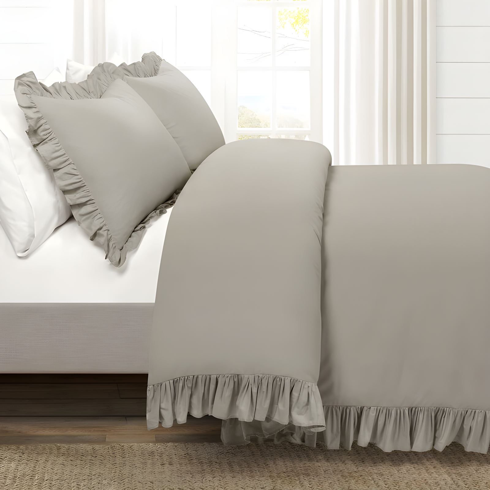 Lush Decor Cotton Duvet Cover Set