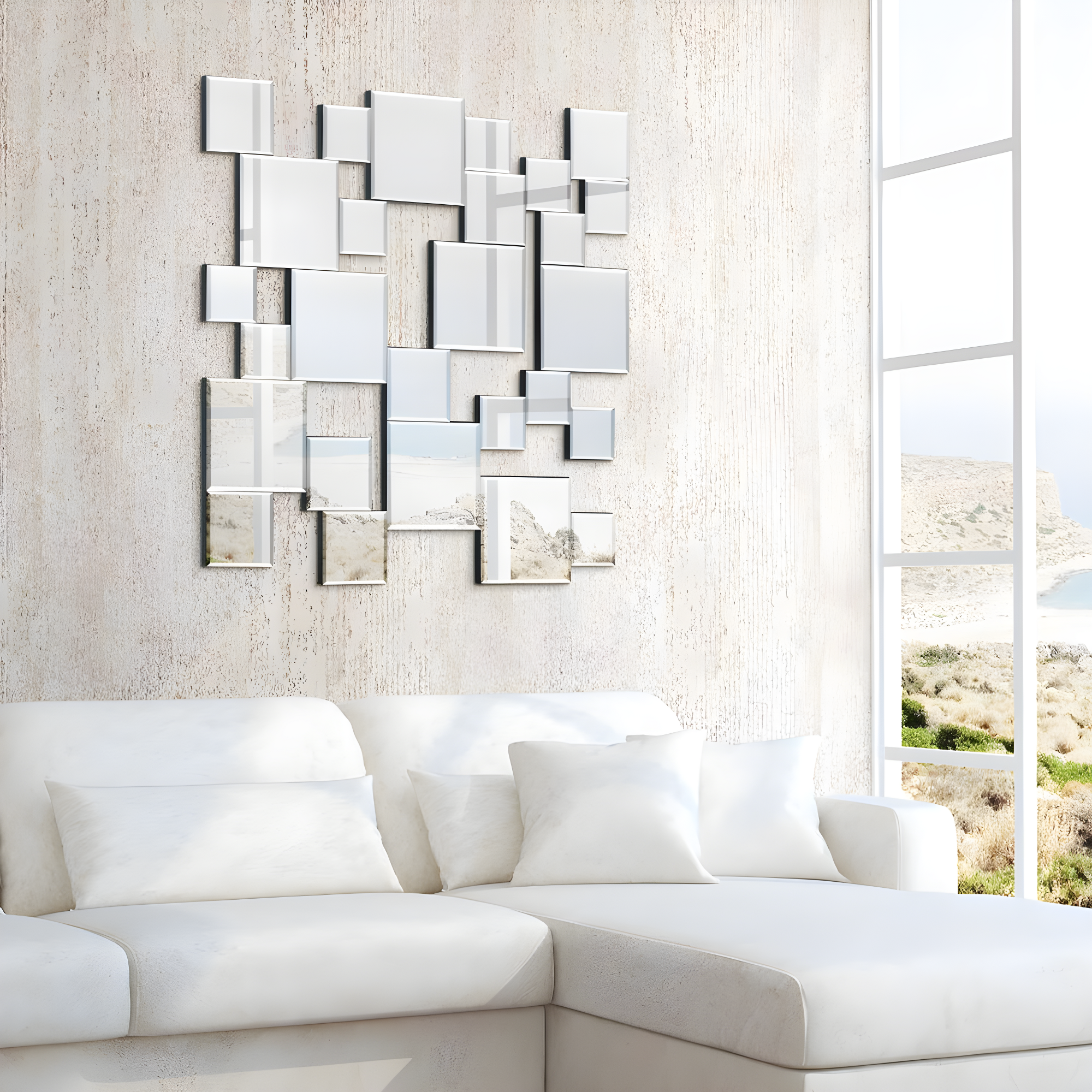 Empire Art Direct MOM-10036MM-3232 Elegant Mirror Cluster Wall Mirror