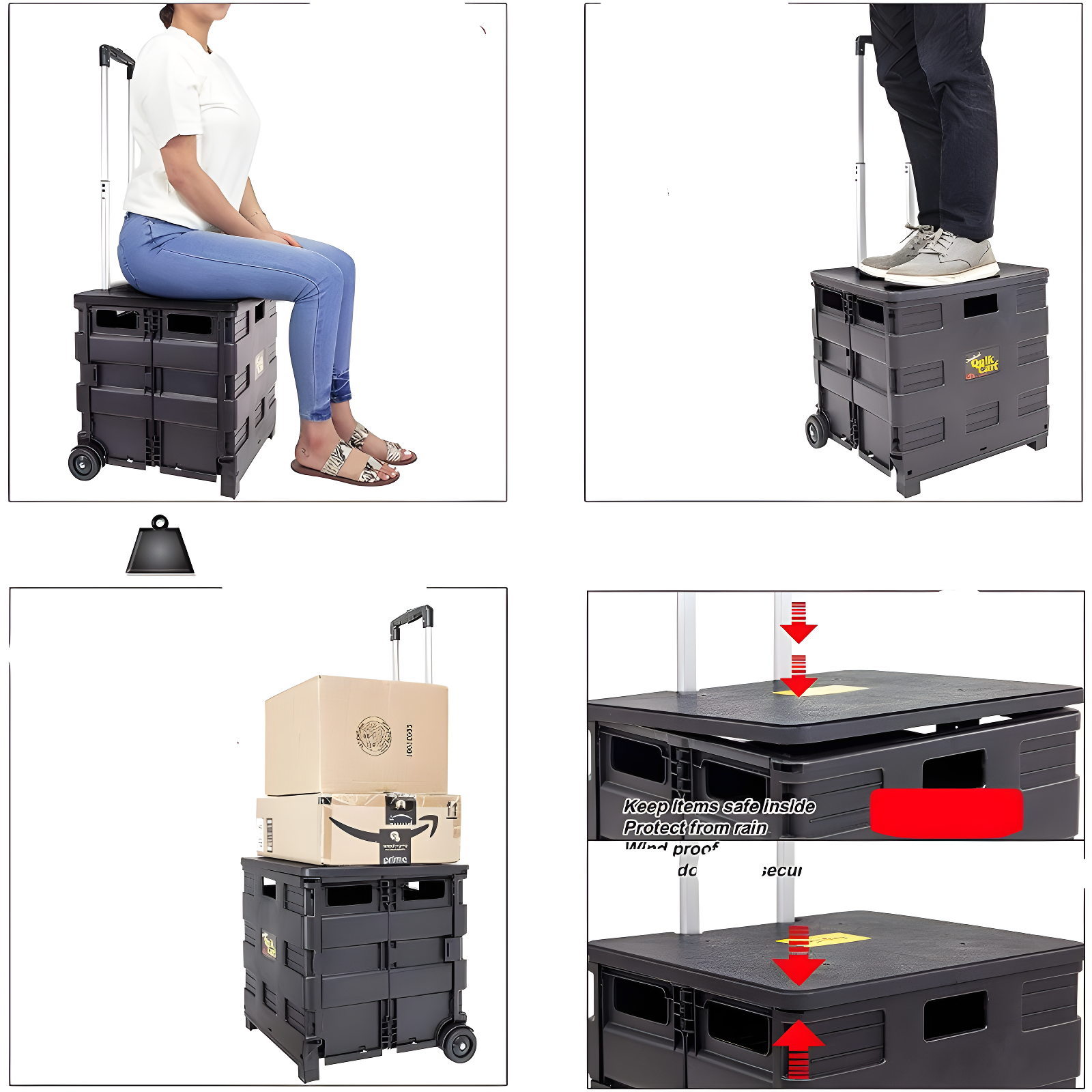 dbest products Quick Cart with Lid