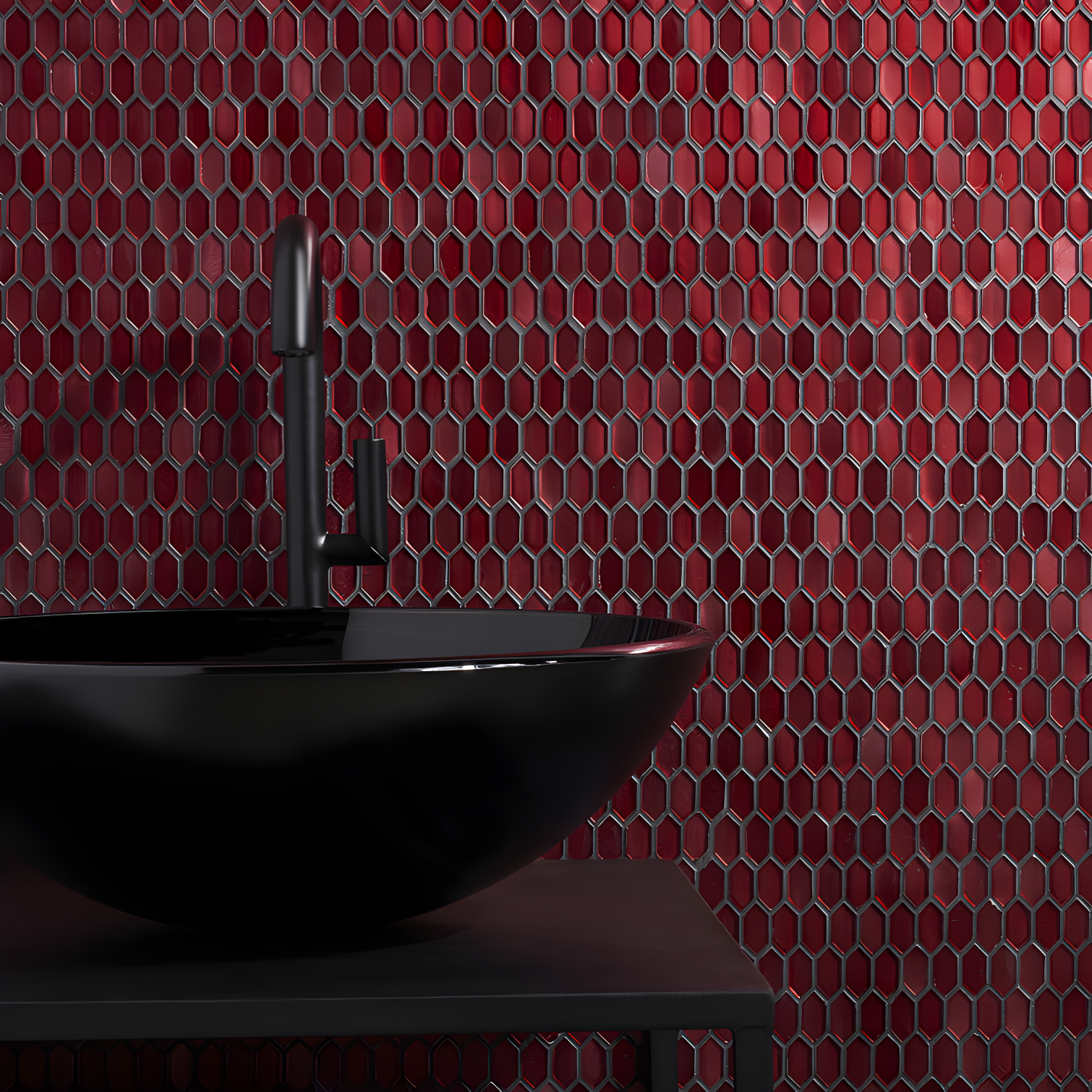 Whisper 11.61" x 11.73" Polished Mini Picket Glass Mosaic Wall Tile (0.94 Sq. Ft. / each)