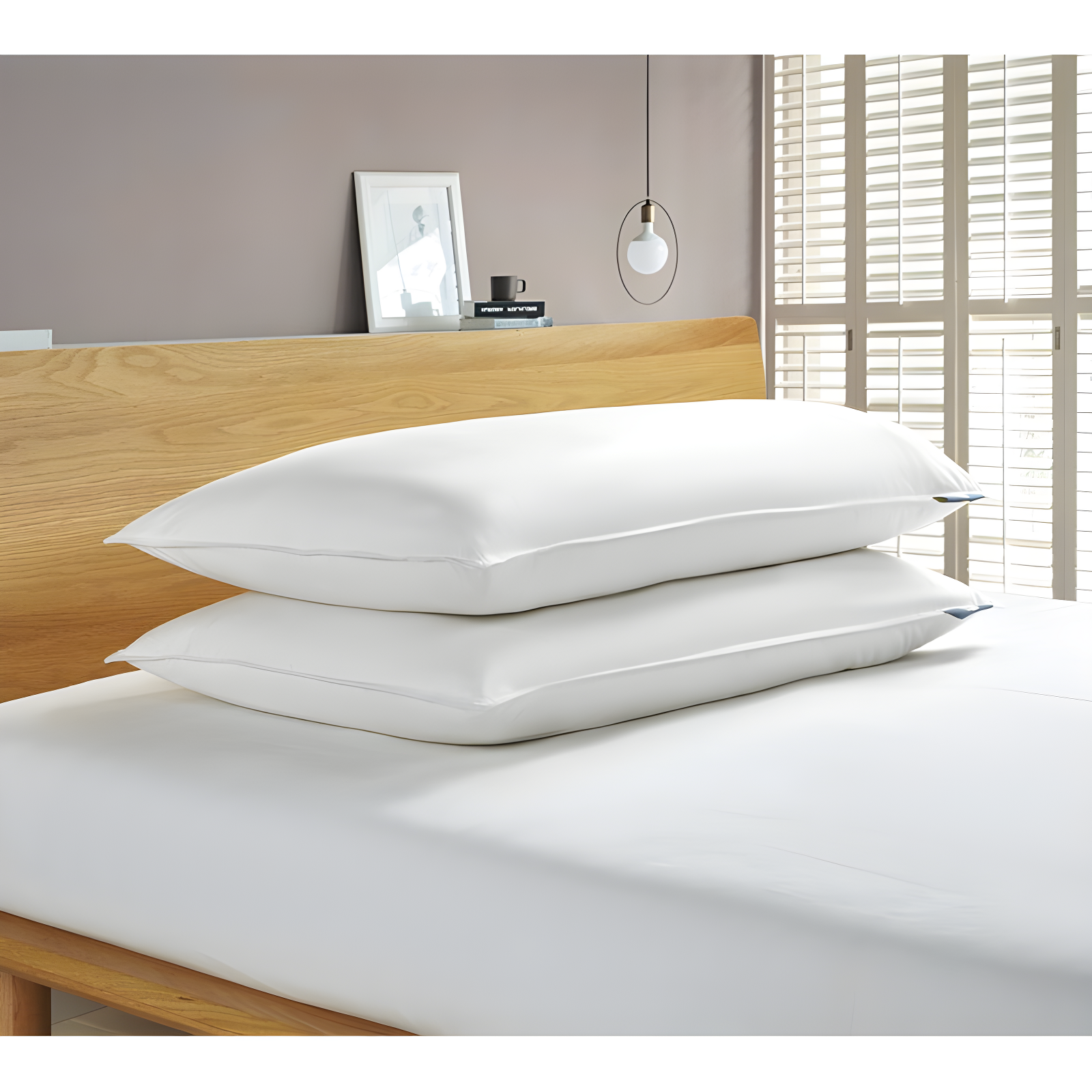 Serta 233 Thread Medium Down Blend Bed Pillow