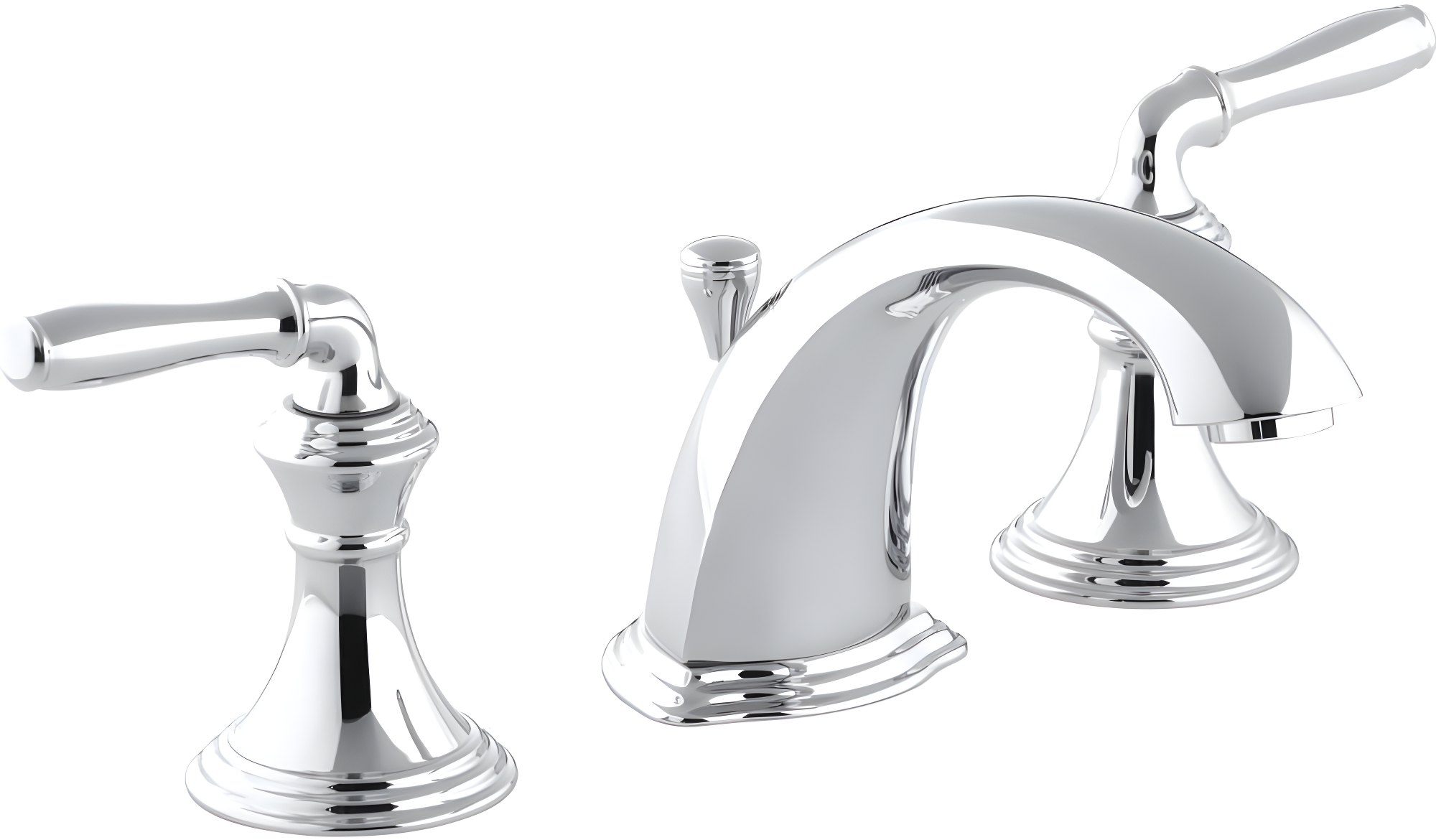 Kohler ® Devonshire ® Widespread Chrome Bathroom Sink Faucet