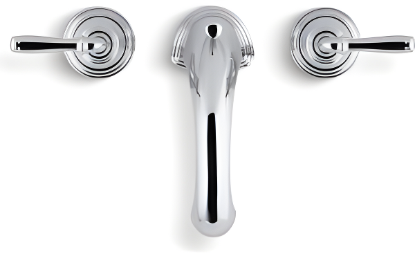 Kohler ® Devonshire ® Widespread Chrome Bathroom Sink Faucet