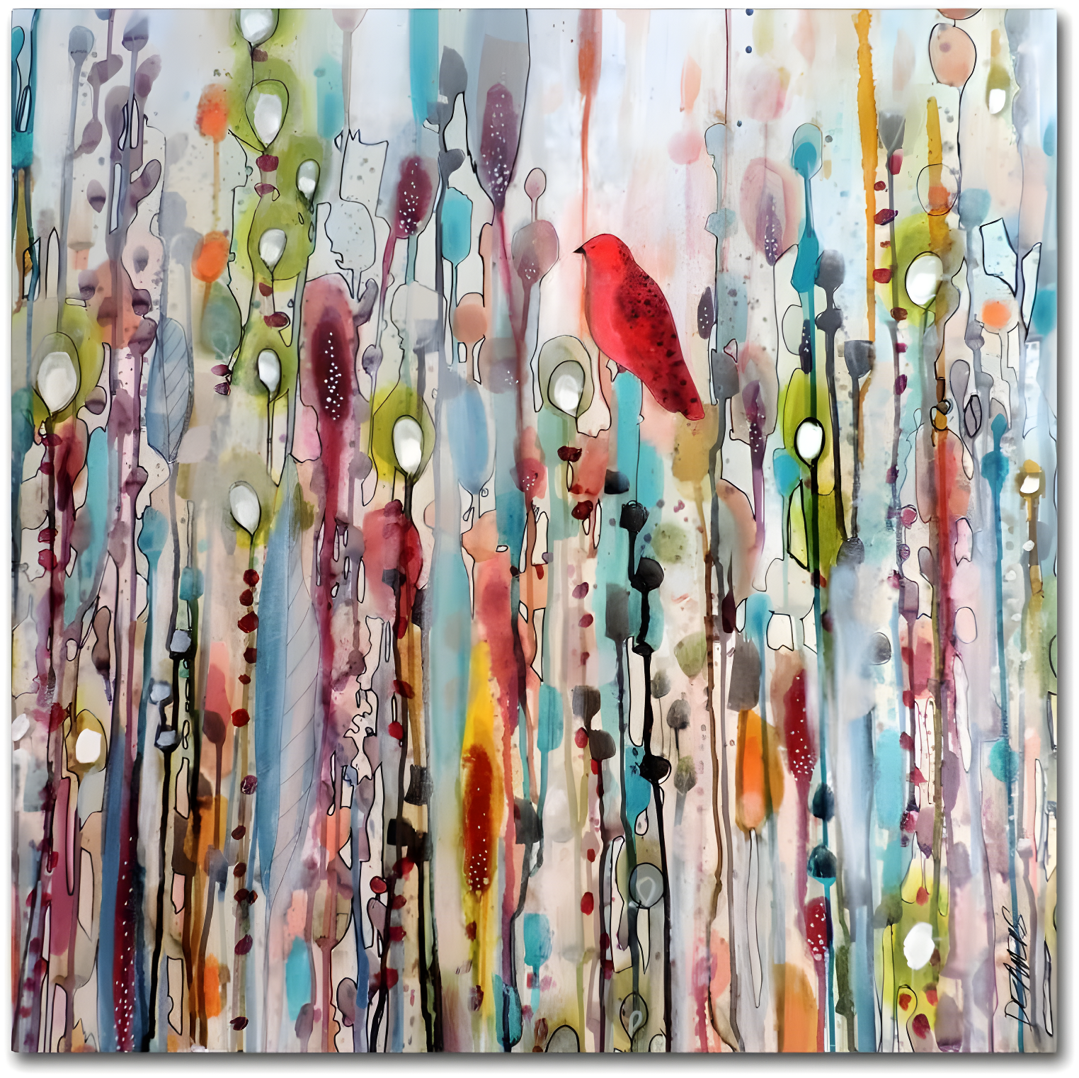 Trademark Fine Art Sylvie Demers " La Vie Comme Un Passage " by Sylvie Demers