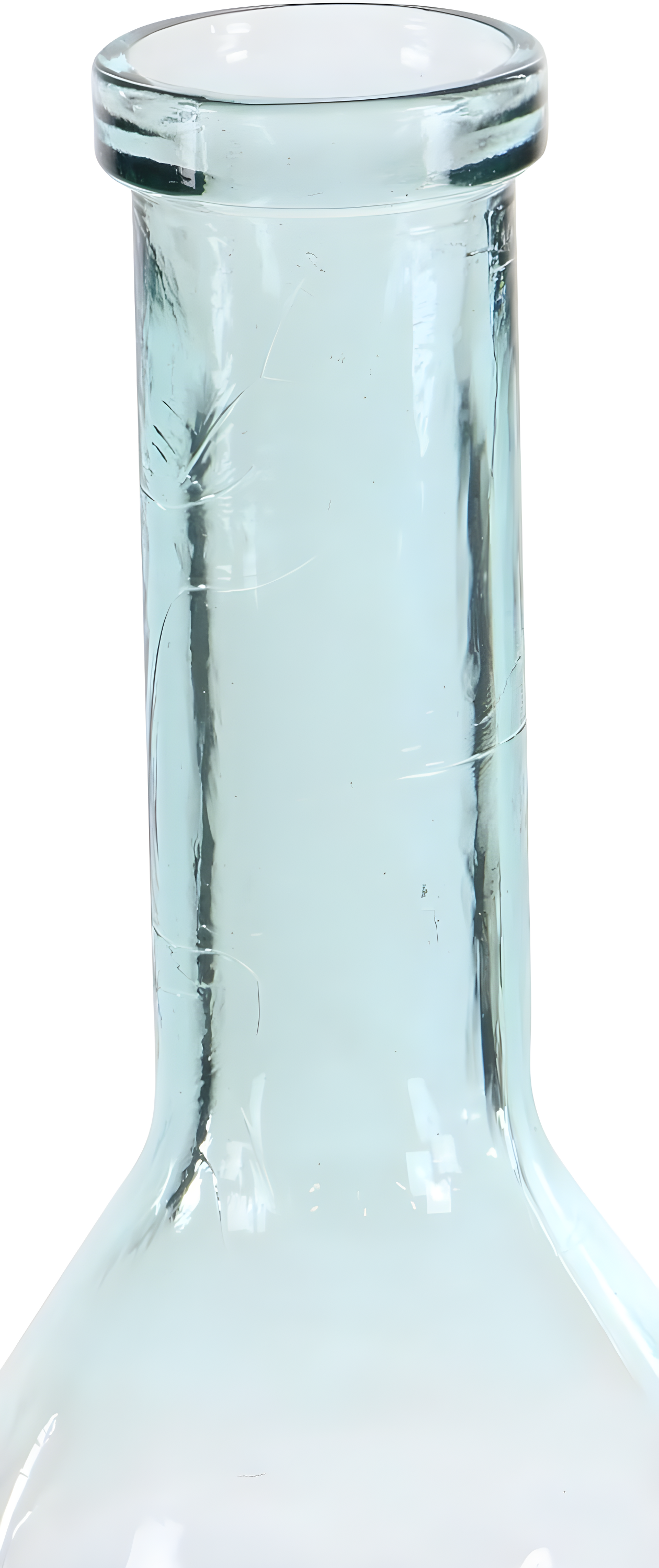 Recycled Glass Handmade Spanish Decorative Blue Vase