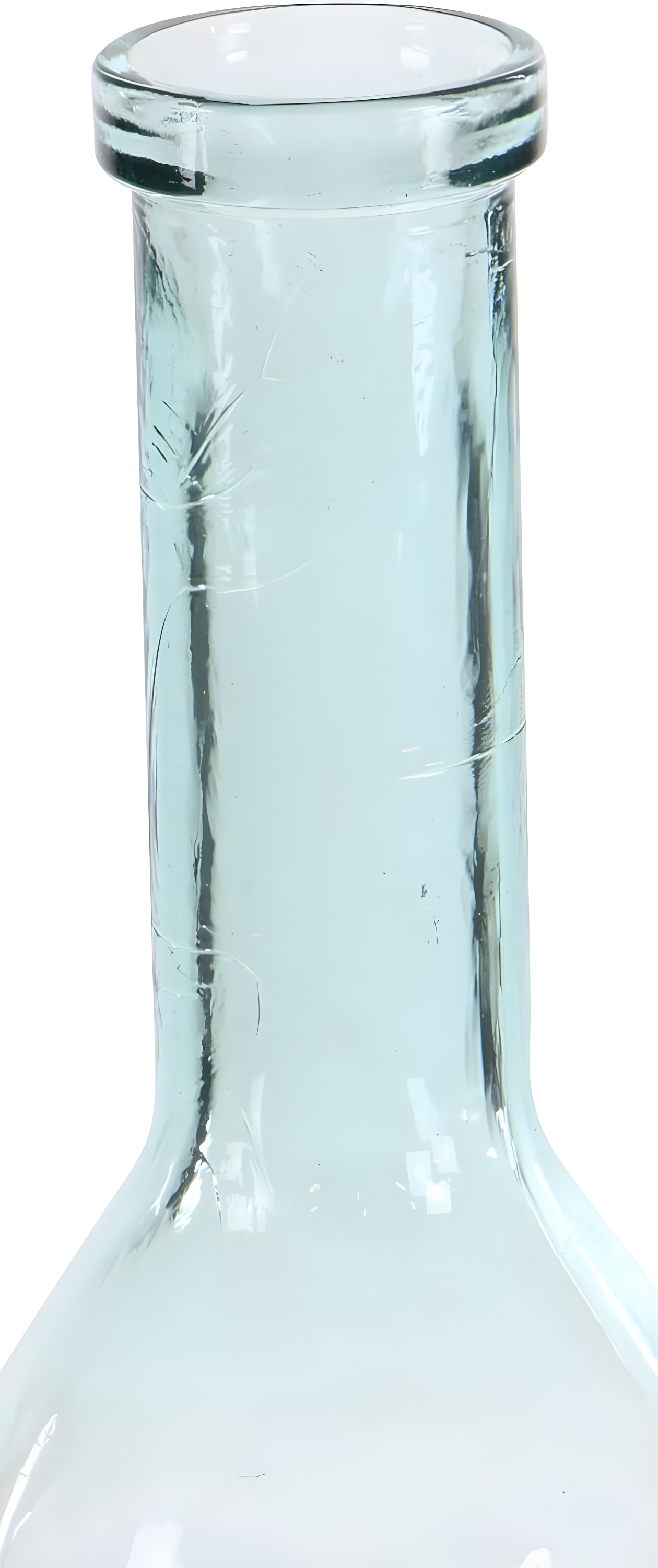 Recycled Glass Handmade Spanish Decorative Blue Vase