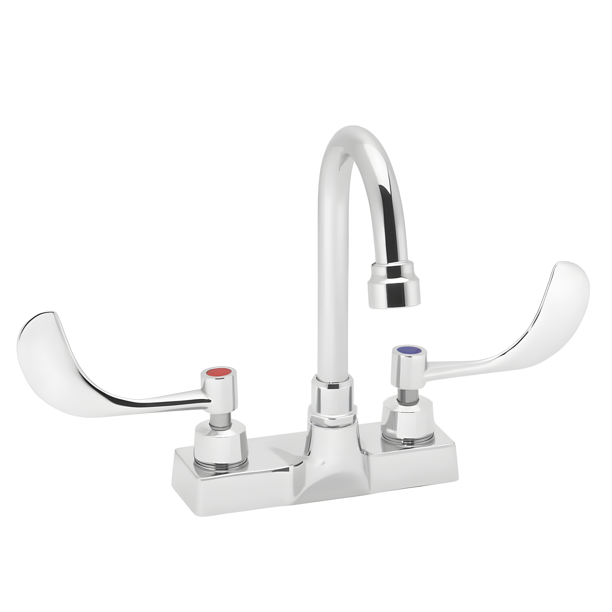 Centerset 2-handle Bathroom Faucet with Drain Assembly