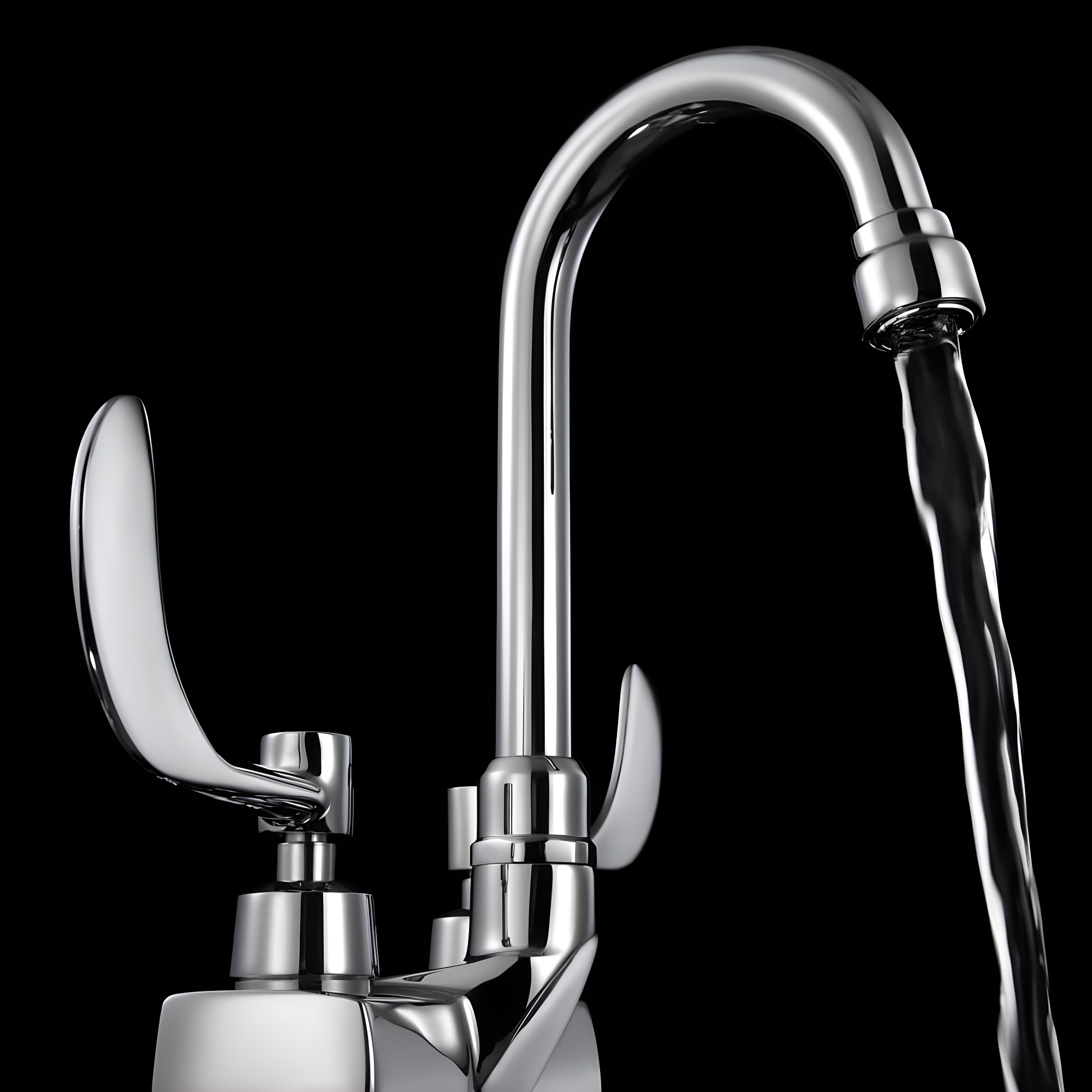 Centerset 2-handle Bathroom Faucet with Drain Assembly