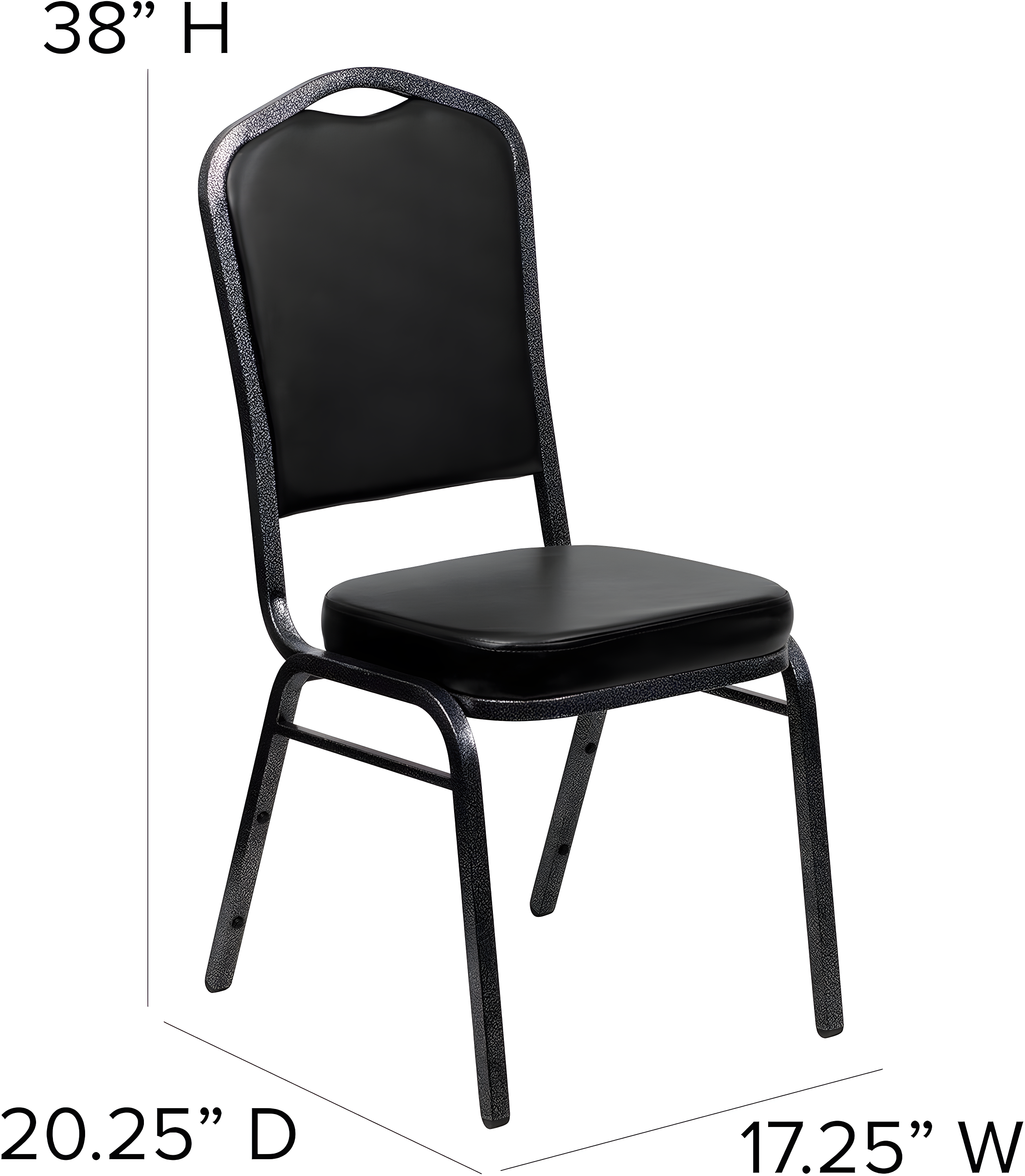 Crown Back Stacking Banquet Chair