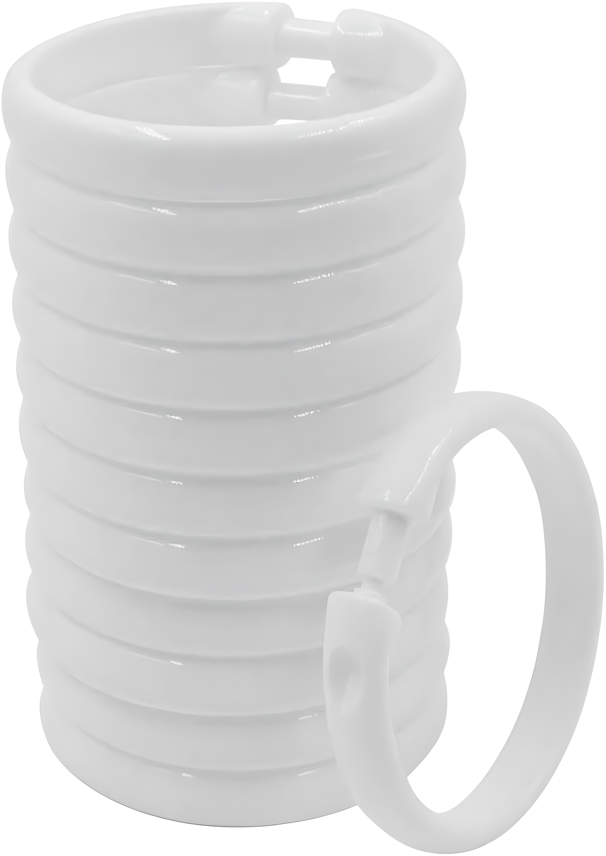 Evideco Solid Plastic Shower Curtain Hooks Rings (Set of 12)