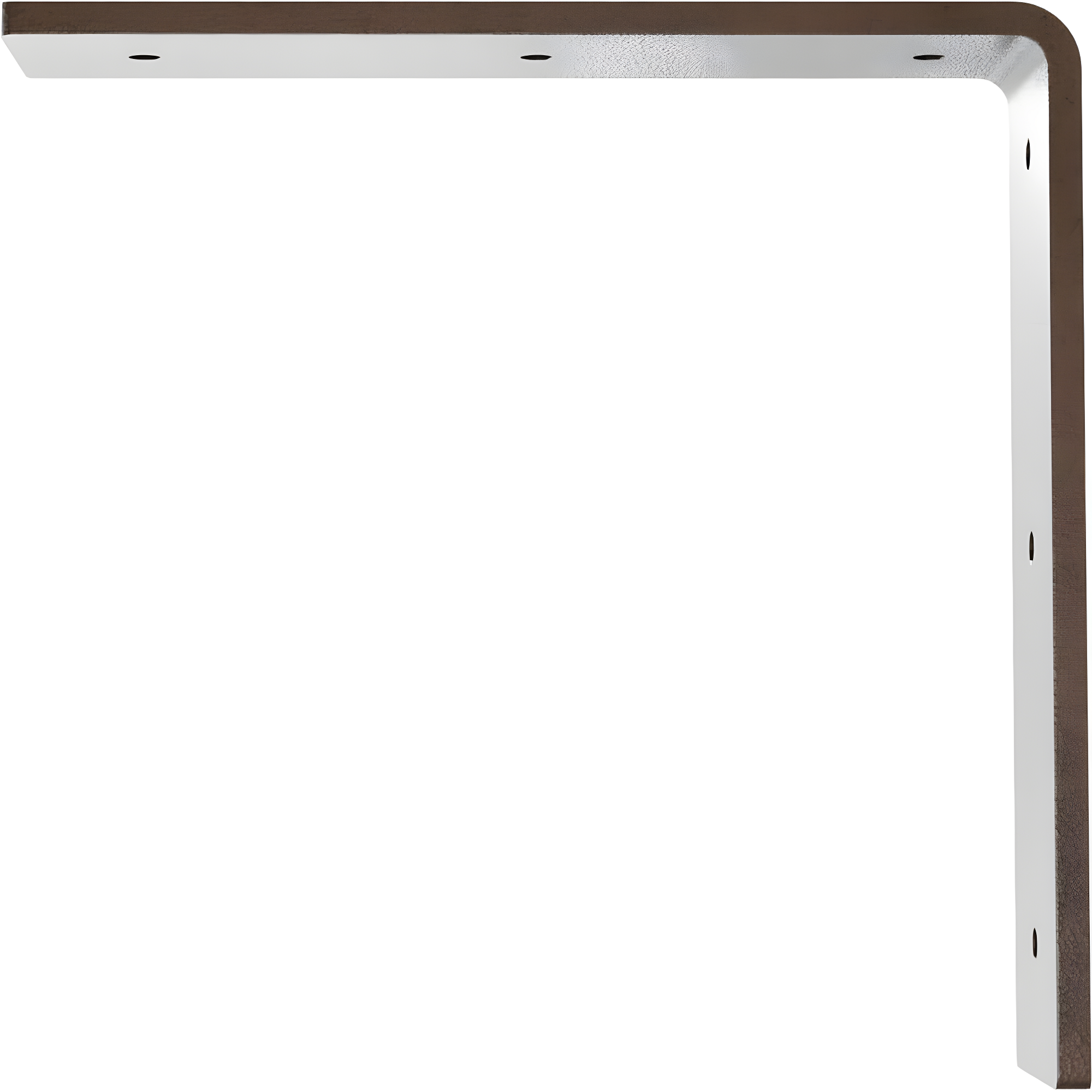 Ekena Millwork 2"W x 8"D x 8"H Hamilton Steel Bracket, Hammered Brown