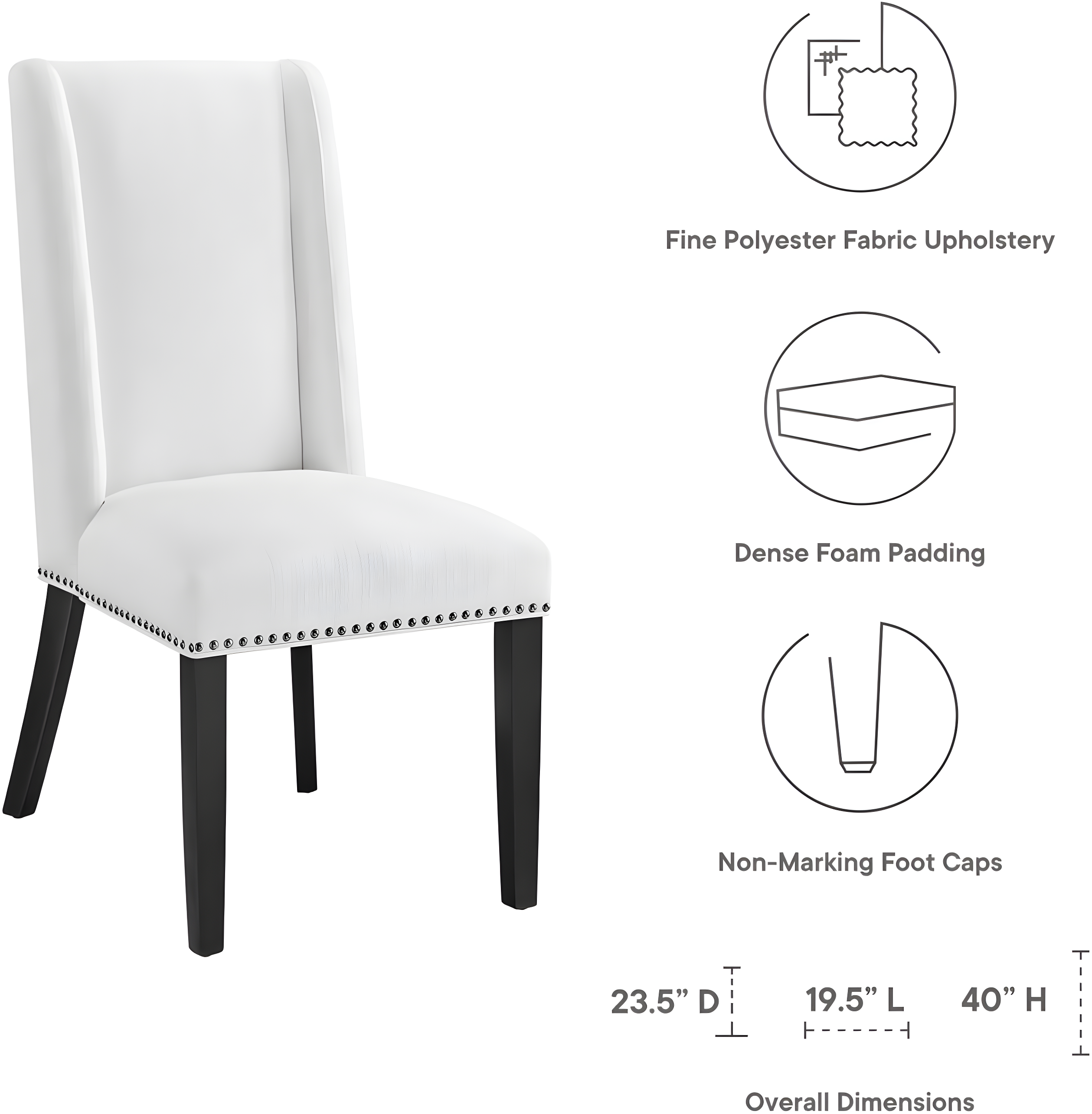 Modway Modway Baron Fabric Dining Chair